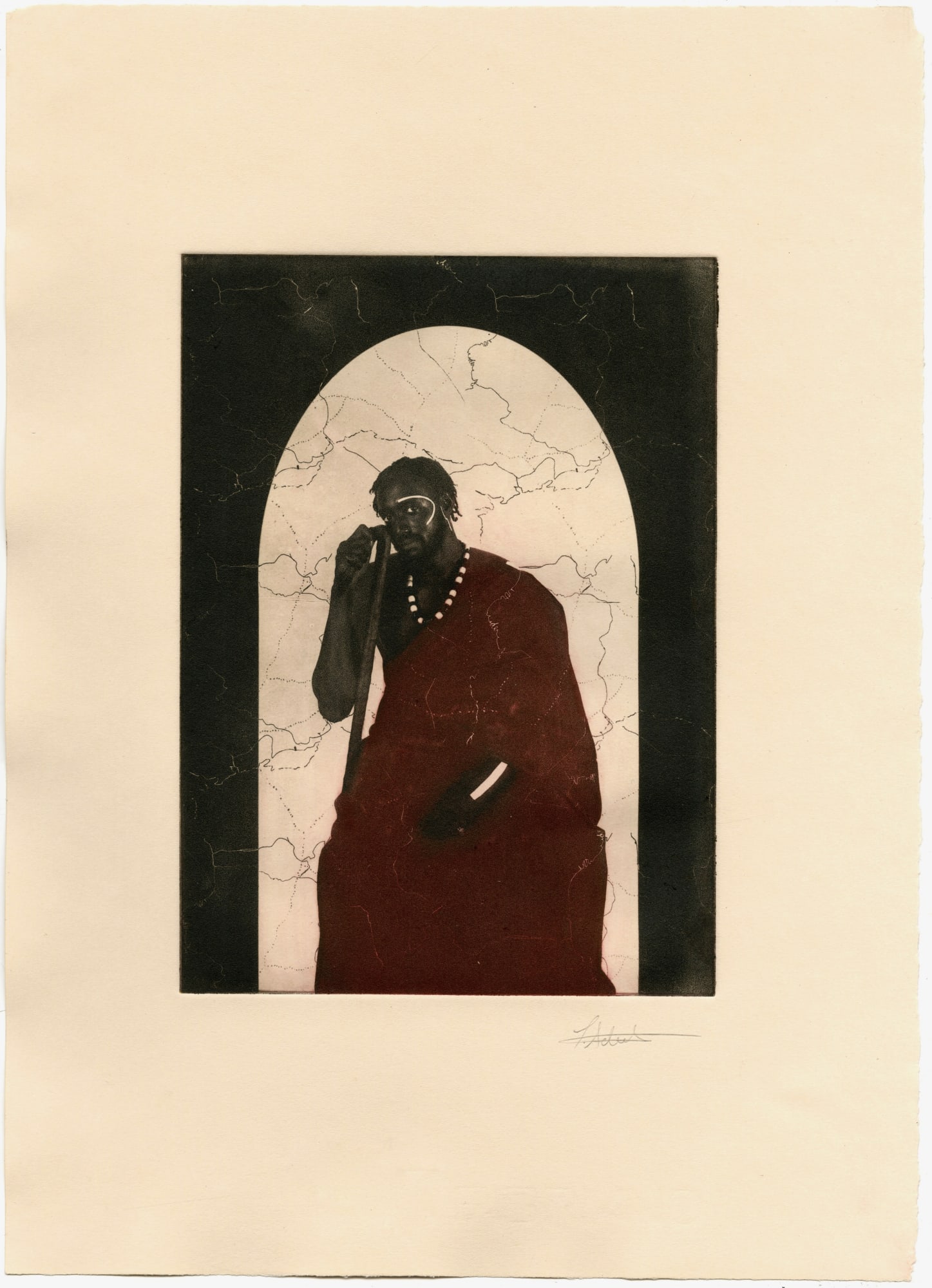 Guardian, toyobo photopolymer photogravure, 2024
