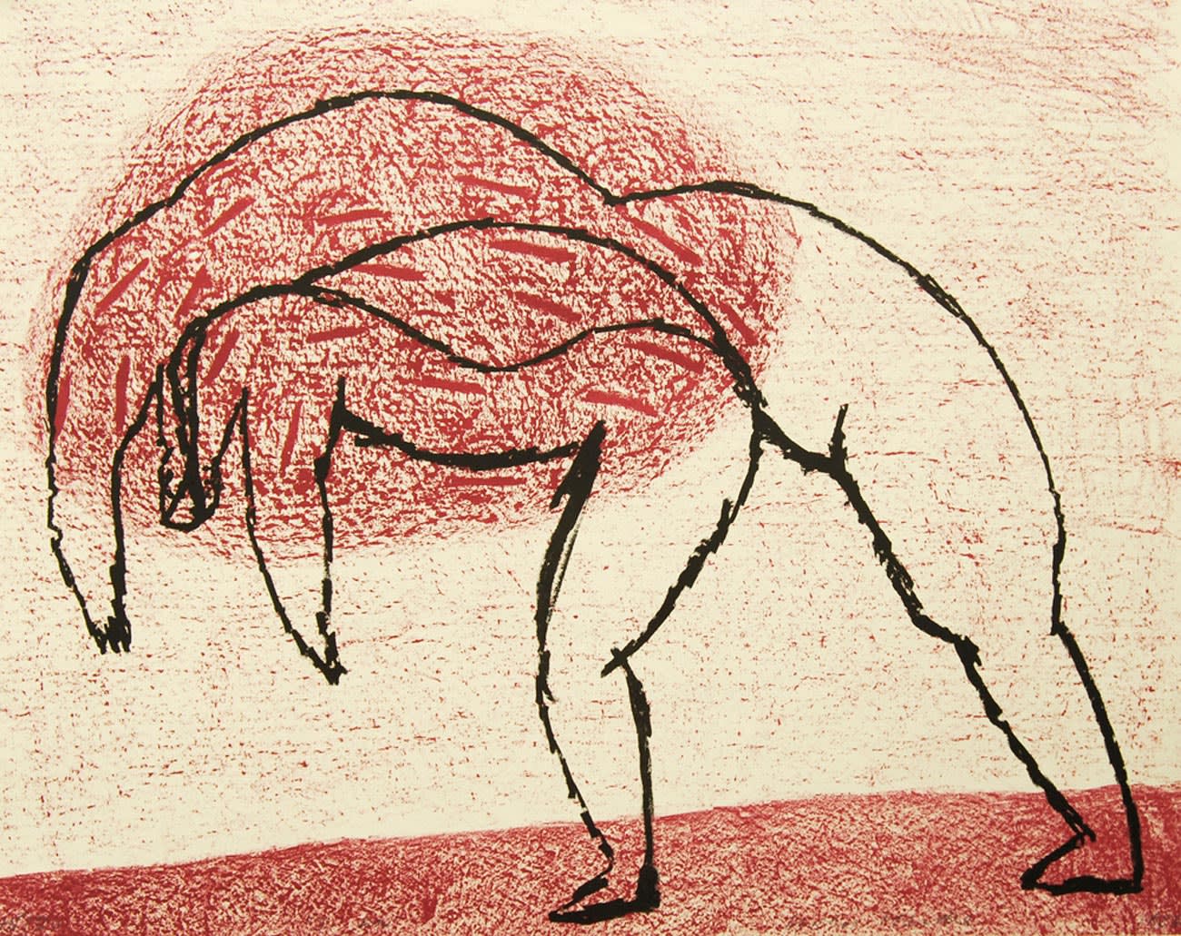 Gwen Hardie, I am, 1986, lithograph.