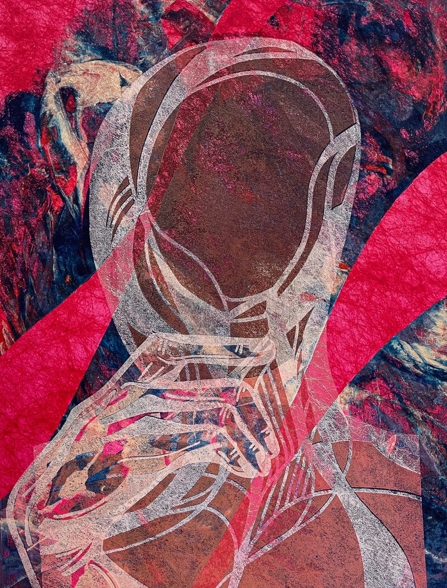 Gesture II, Screenprint, 2023