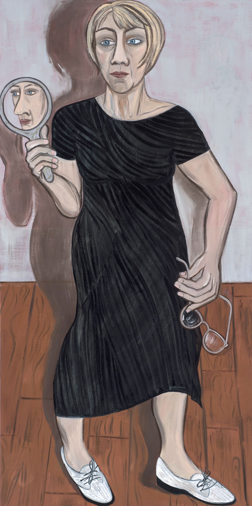 Eileen Cooper The Black Dress, 2019 Oil on canvas 153 x 76cm