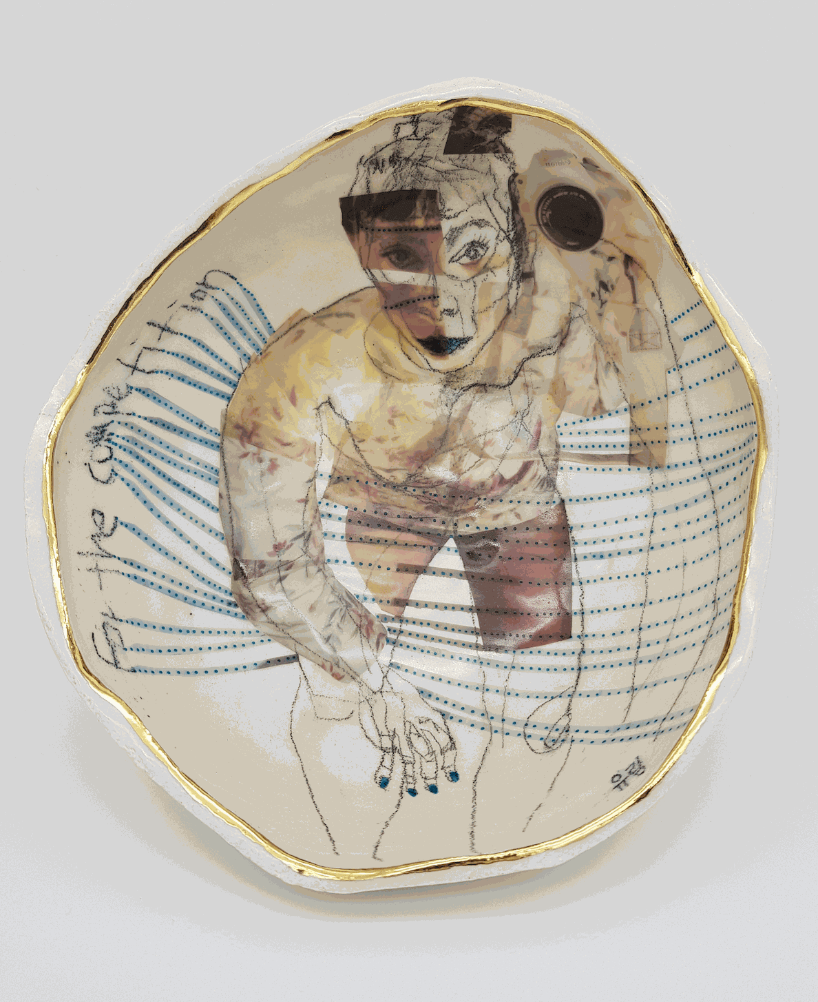 Yurim Gough Yurim & Yurim, 2019 Ceramic pencil on ceramic 24 x 23 x 11.5cm £3,000