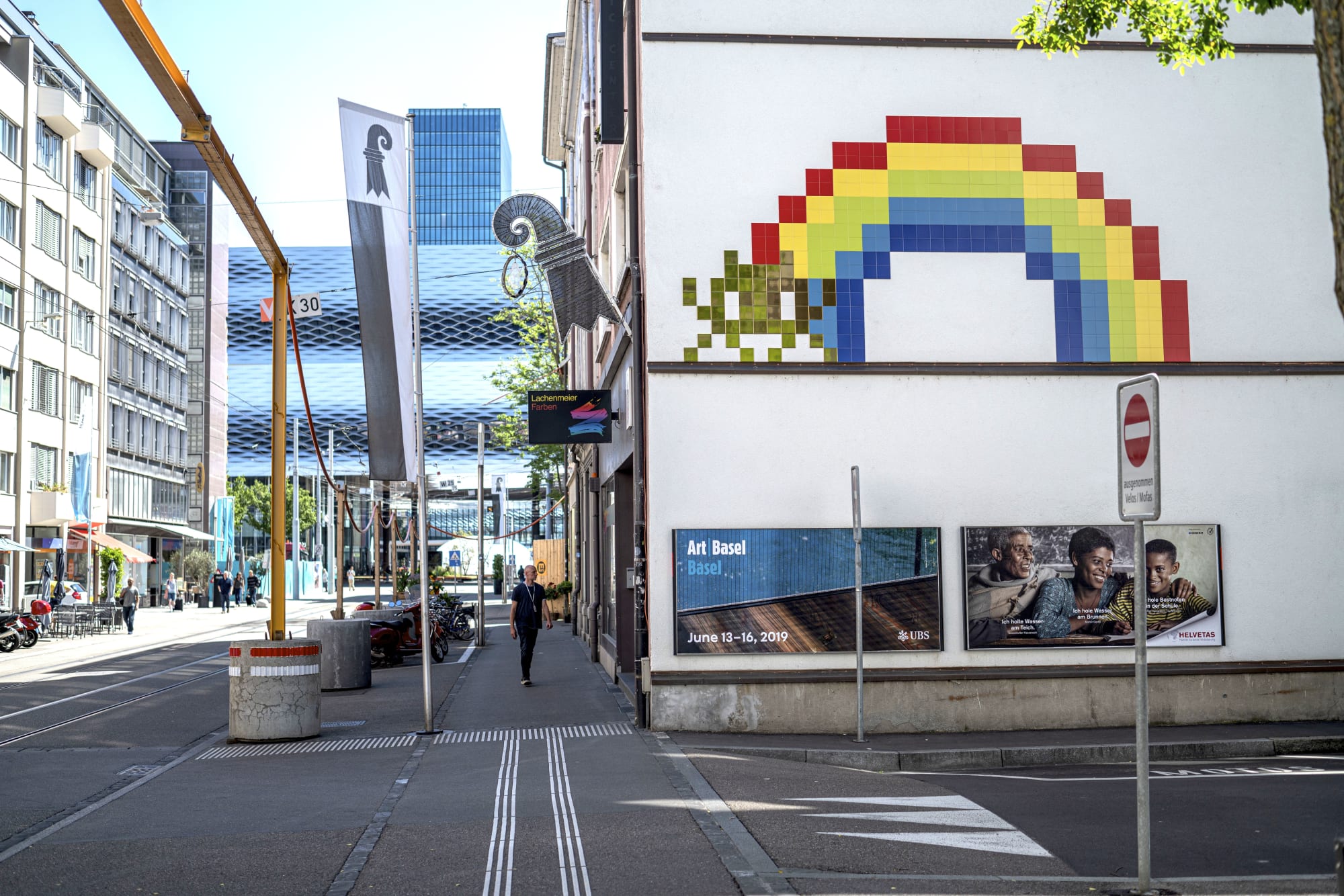 Invader (F) | 2019 Clarastrasse, Basel EVENT: ARTYOU WALLS'19