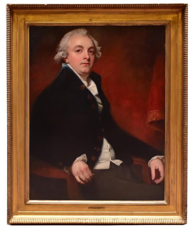 George Romney portrait painting for sale - Isherwood Fine Art