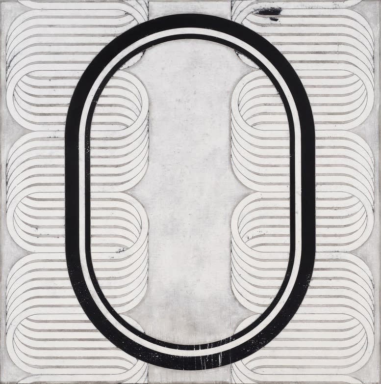 UNTITLED_0180, 2020 Plaster, gesso & varnish on Belgian linen 60 x 60 inches 152.4 x 152.4 cm (13471)