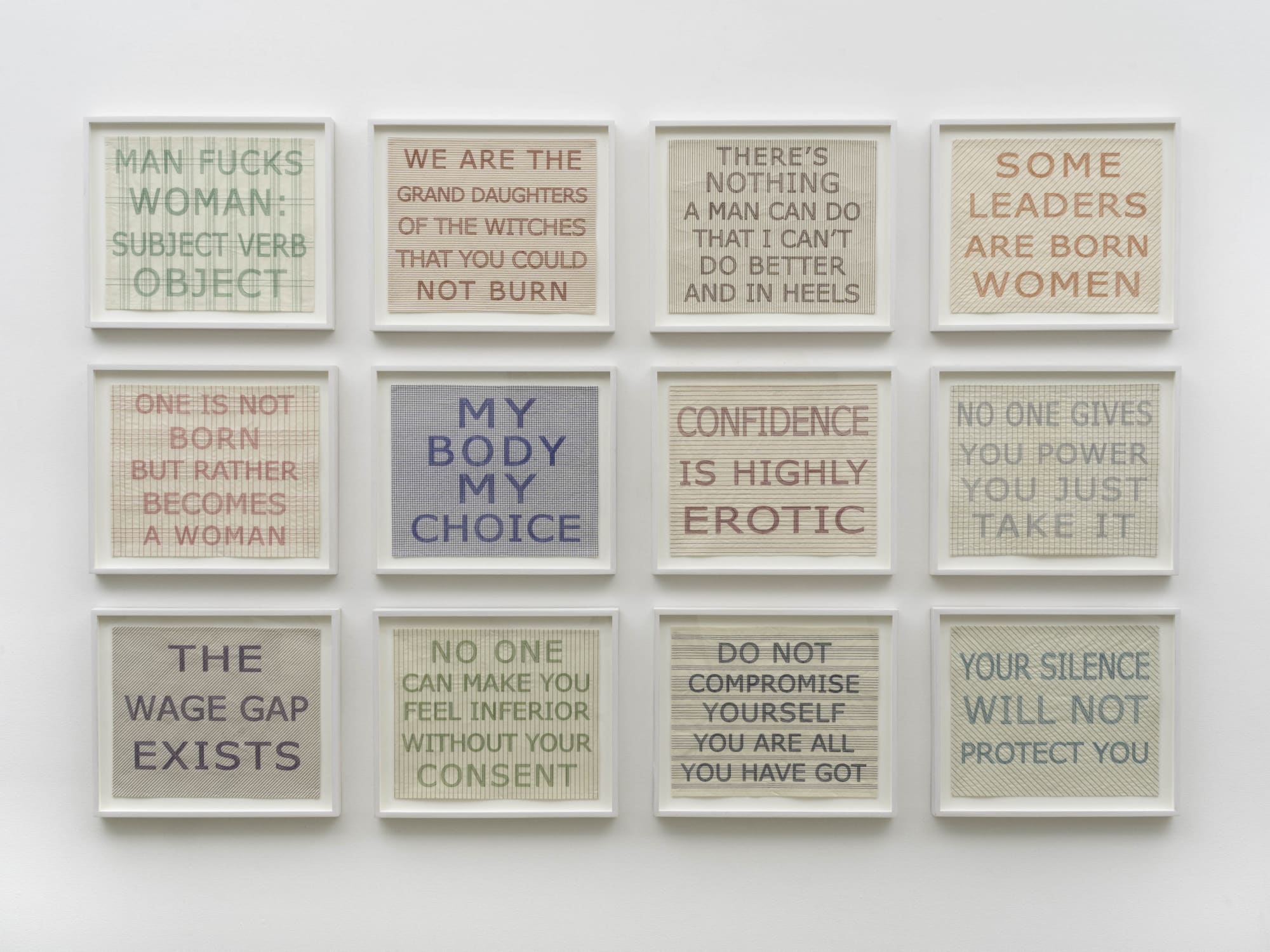 Ghada Amer, WITCHES, 2023