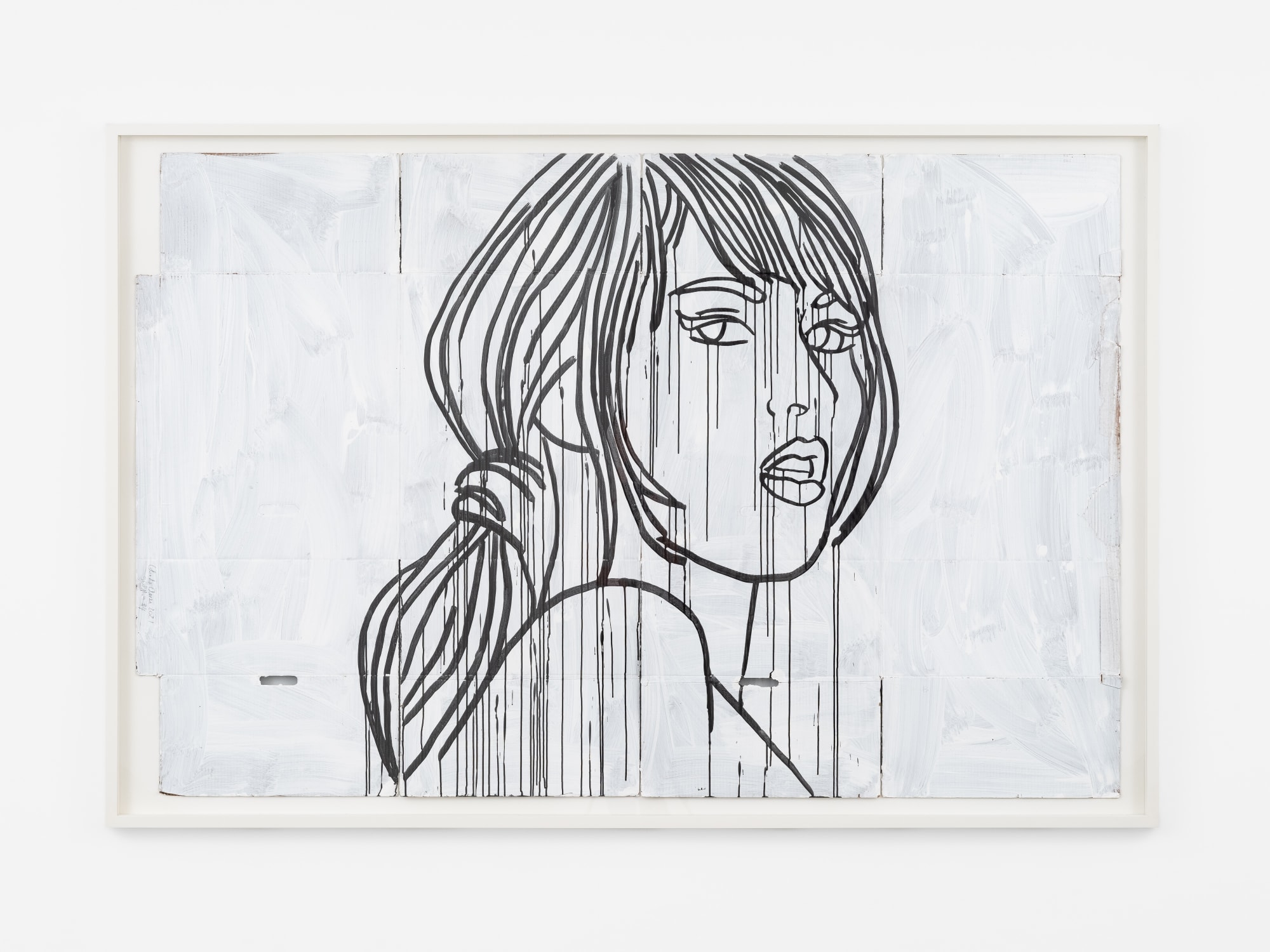 Ghada Amer, Study for Jennifer and Barbara, 2021