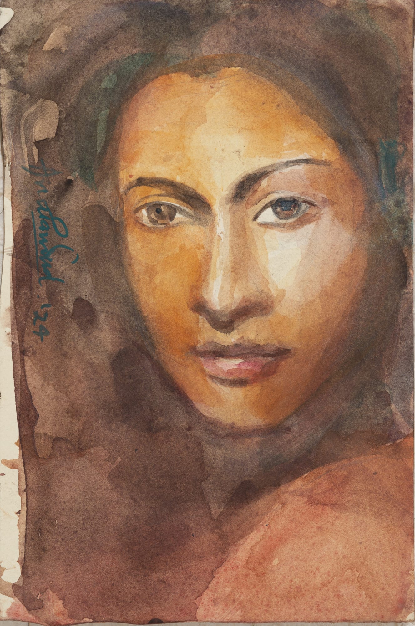 Anupam Sud Untitled Watercolour on paper 9 x 6 inches 2024