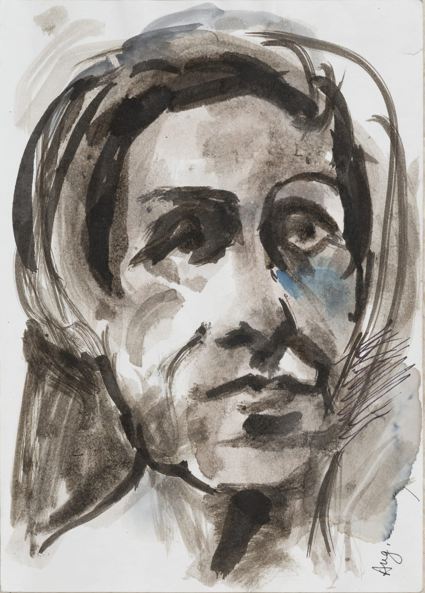 Anupam Sud Untitled Watercolour, pen and ink on paper 8 x 6 inches