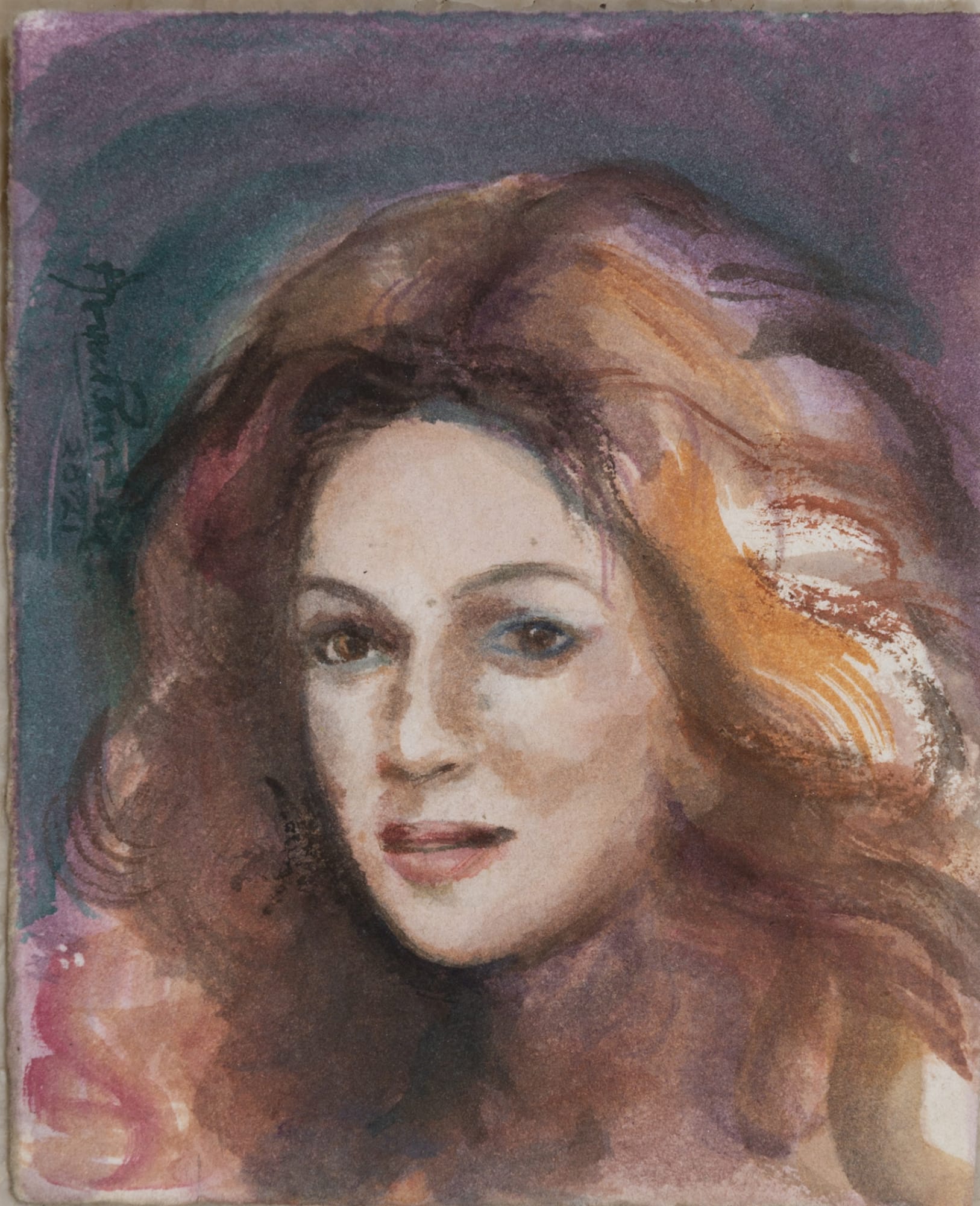 Anupam Sud Untitled Watercolour on paper 4.5 x 3.5 inches