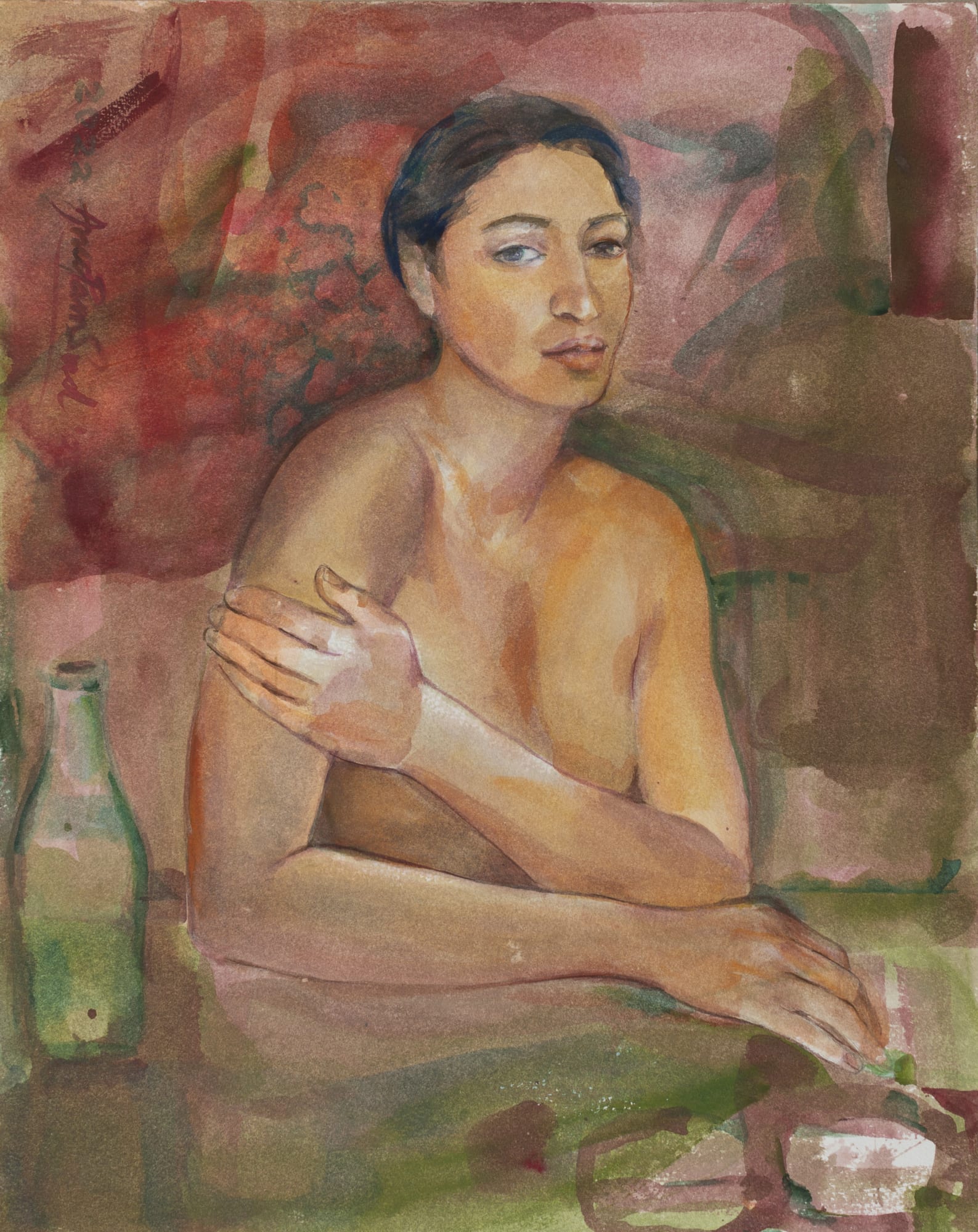 Anupam Sud Untitled Watercolour on paper 20 x 16 inches 2022