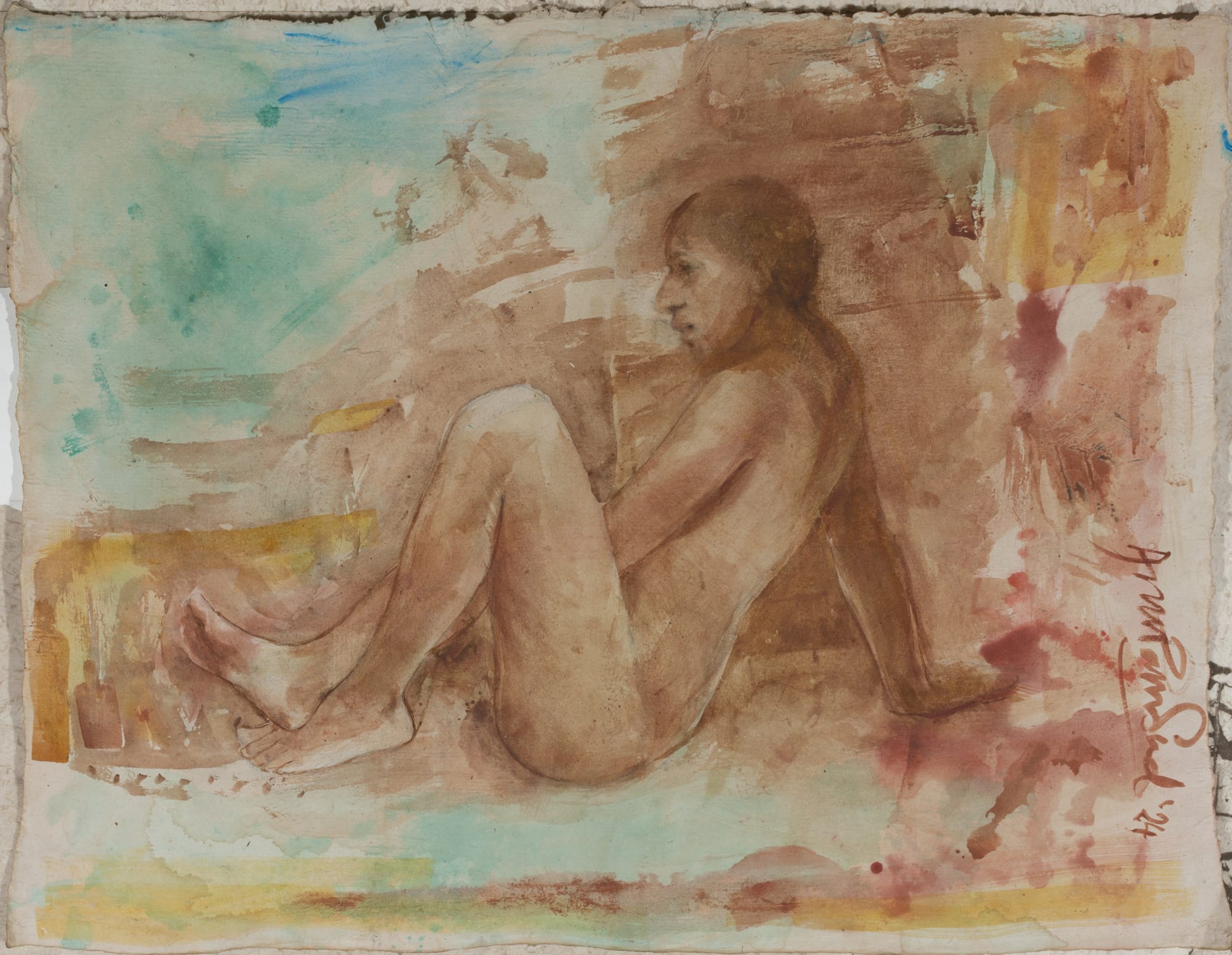 Anupam Sud Untitled Watercolour on paper 25 x 32 inches 2024