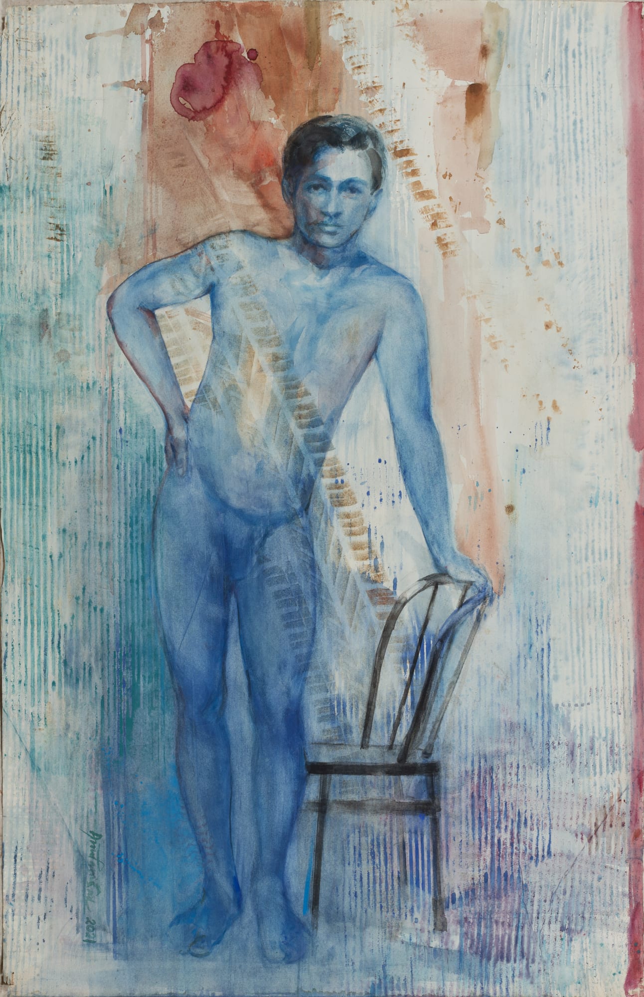 Anupam Sud Untitled Watercolour on paper 40 x 26 inches 2021