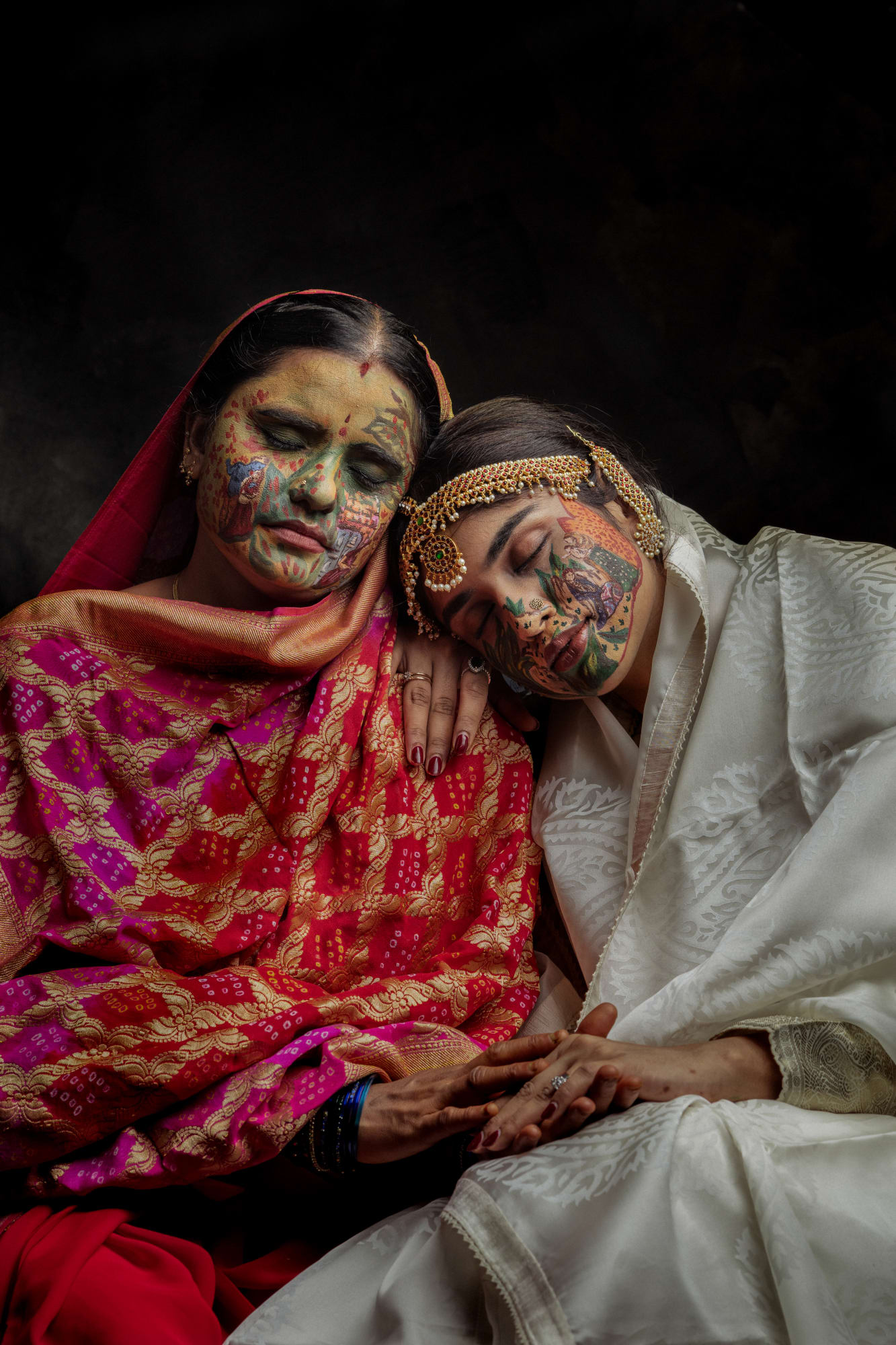 Abhijna Vemuru Kasa Sisters of Andal Fine art Giclée print on Hahnemühle paper 40 x 26 inches 2022