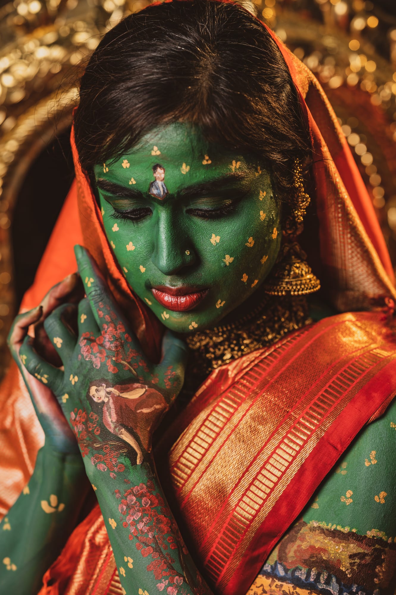 Abhijna Vemuru Kasa Meenakshi Fine art Giclée print on Hahnemühle paper 40 x 26 inches 2022