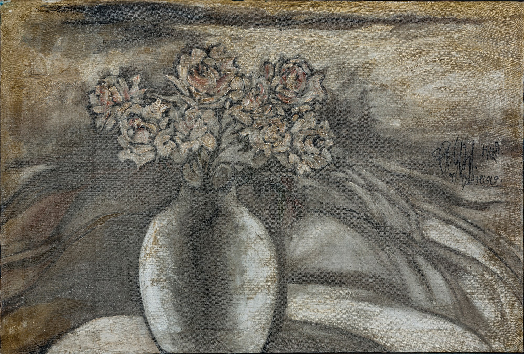 B. Prabha Untitled Oil on canvas 20 x 30 inches 1997