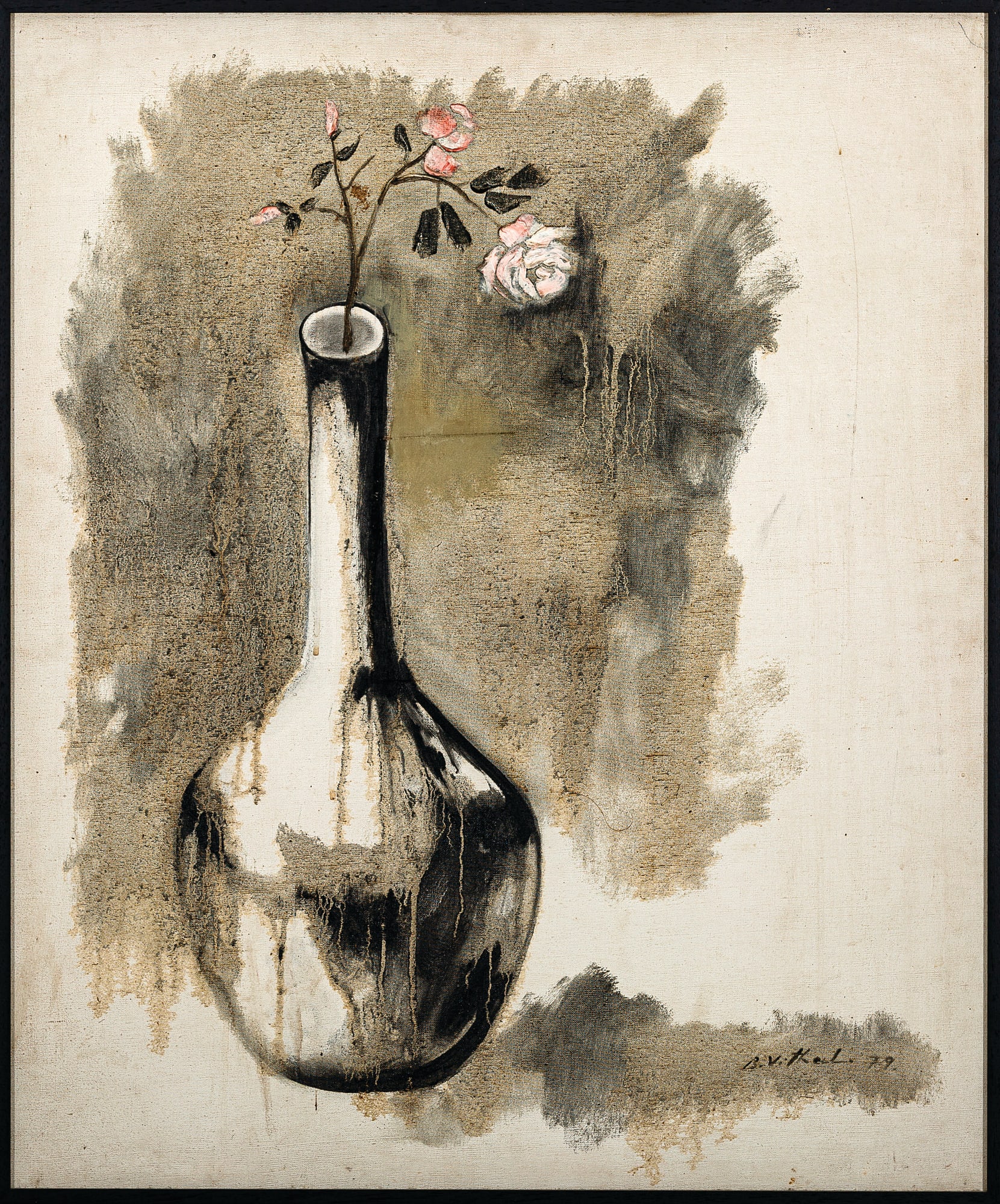 B. Vithal Untitled Oil on canvas 29 x 24.5 1979