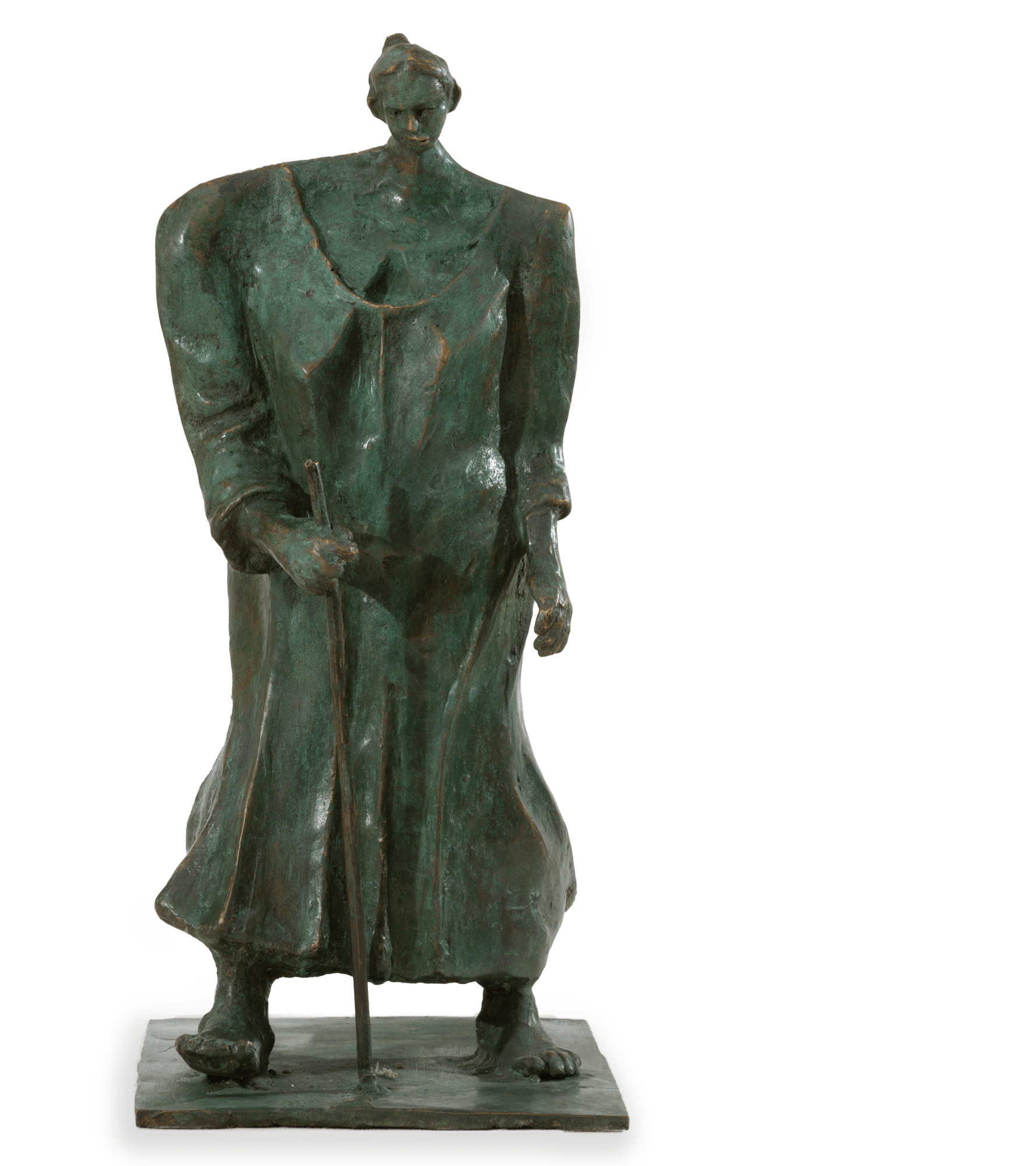 Manoj Aggarwal Standing Beauty Bronze 16 x 9 x 7 inches 2017