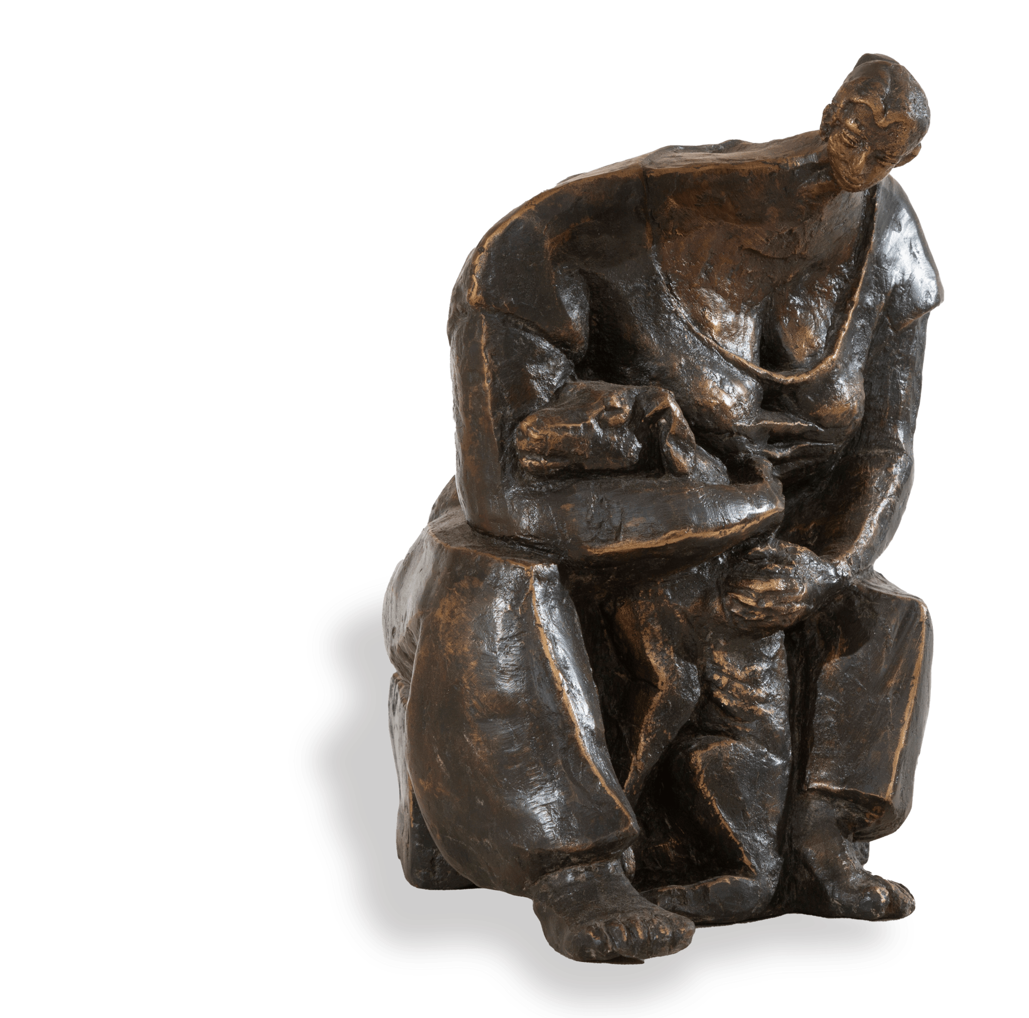 Manoj Aggarwal Companion Bronze 12 x 10 x 7 inches 2023