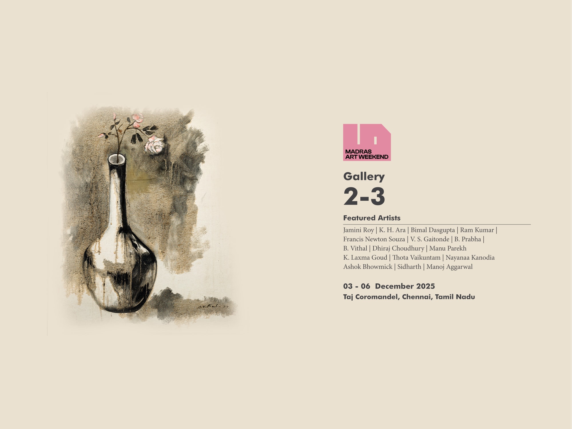 Dhoomimal Gallery at Madras Art Weekend
