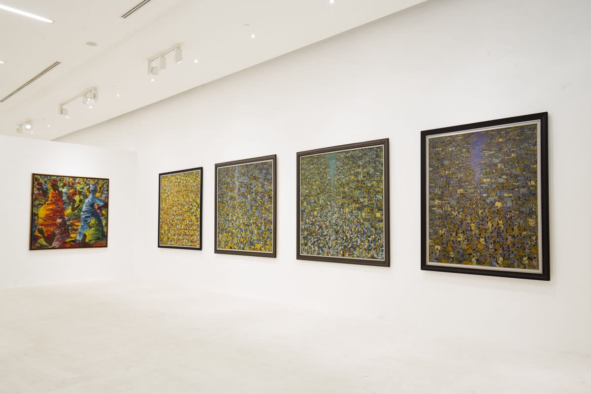 Professor Ablade Glover, The Last 20 Years and Beyond, installation view, 2019. Courtesy Gallery 1957, Accra. Photo Nii Odzenma