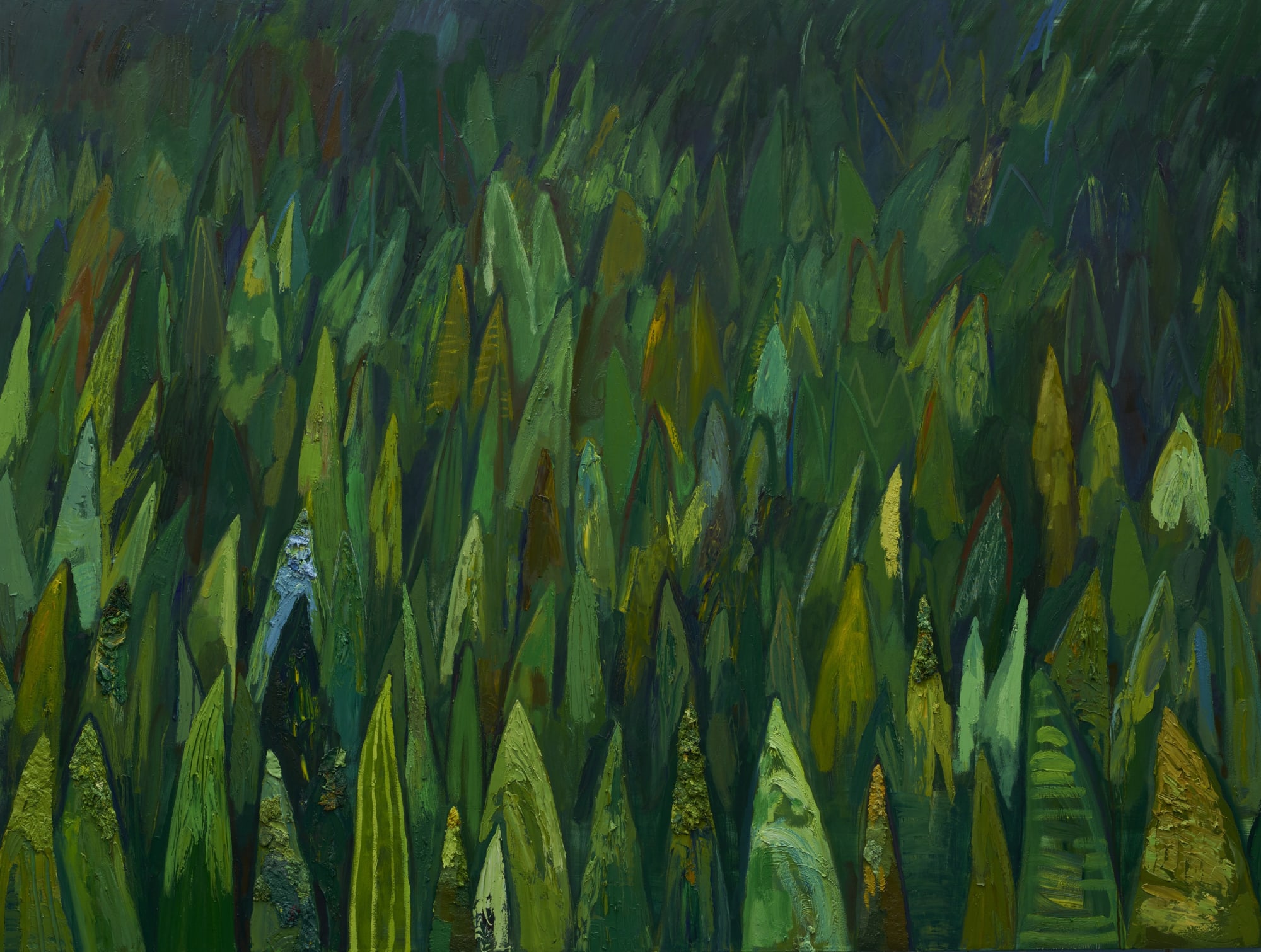 Landing I, 2022 Oil on canvas 180 x 240 cm / 70 7/8 x 94 1/2 in