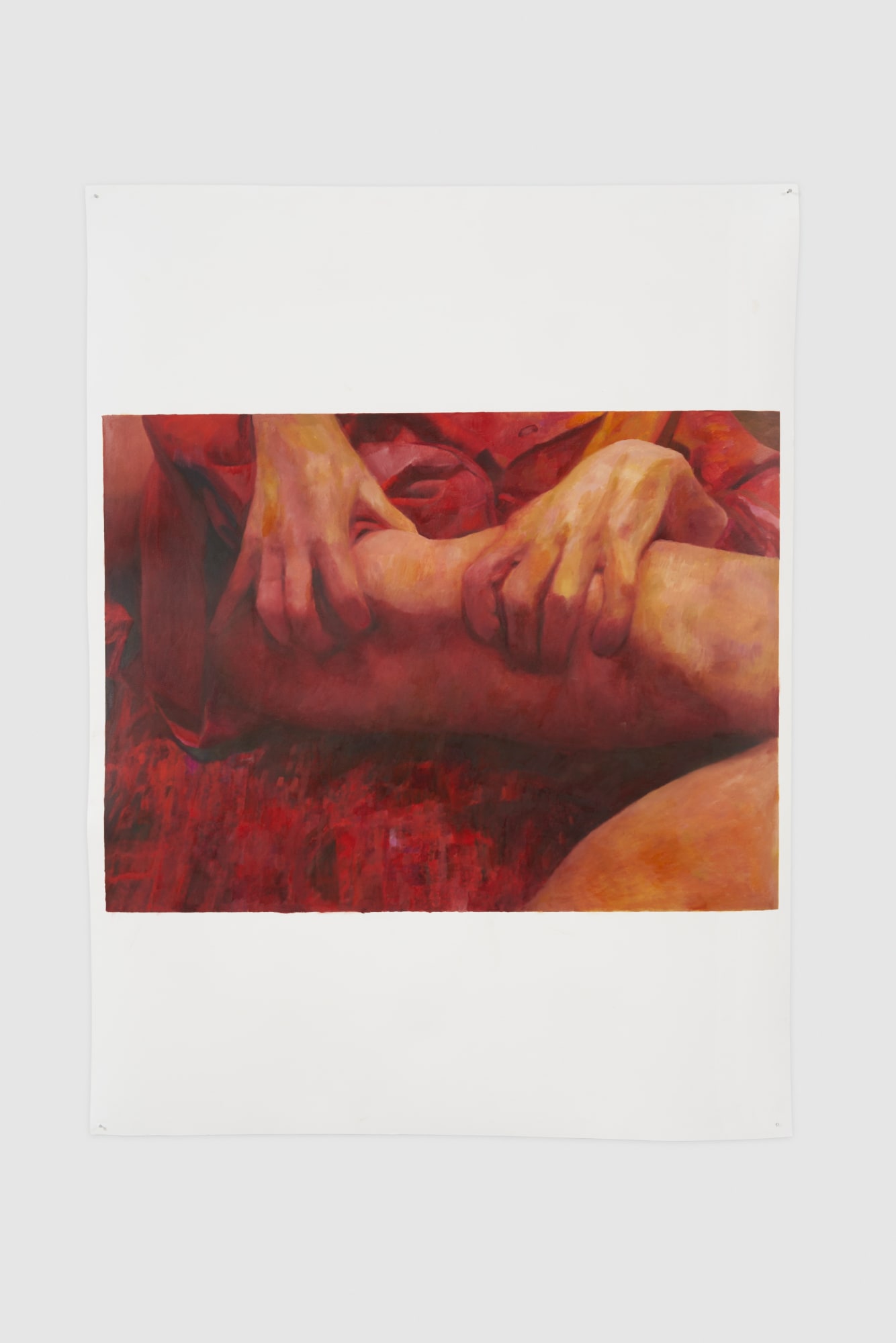 Mystery II, 2022 Oil on Arches paper on aluminum 33.5 x 24.8 inches (85 x 63 cm)