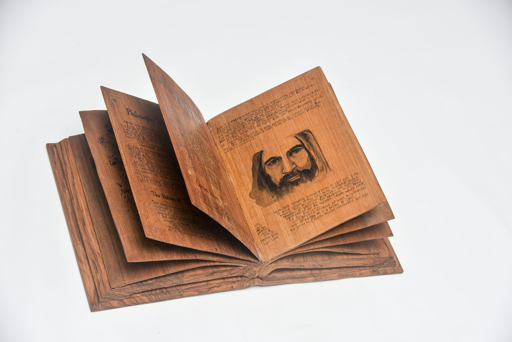 Shivani Aggarwal Knowing and Unknowing (5) 19.5 x 12.5 x 8.5 Inches Teakwood with epoxy and acrylic 2024