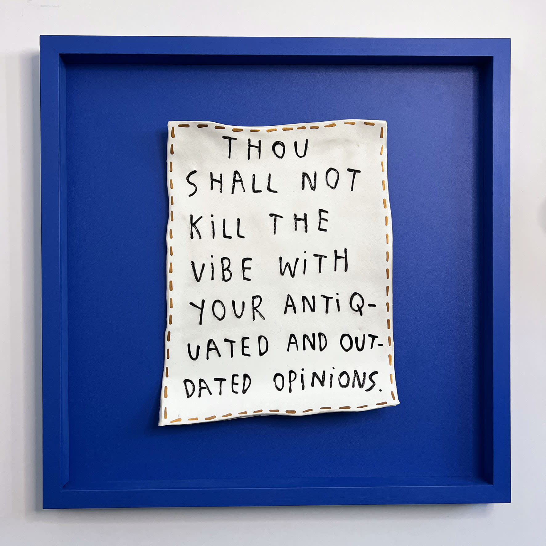 Dan Jamieson, Thou shall not kill the vibe with your antiquated and outdated opinions. (XL)