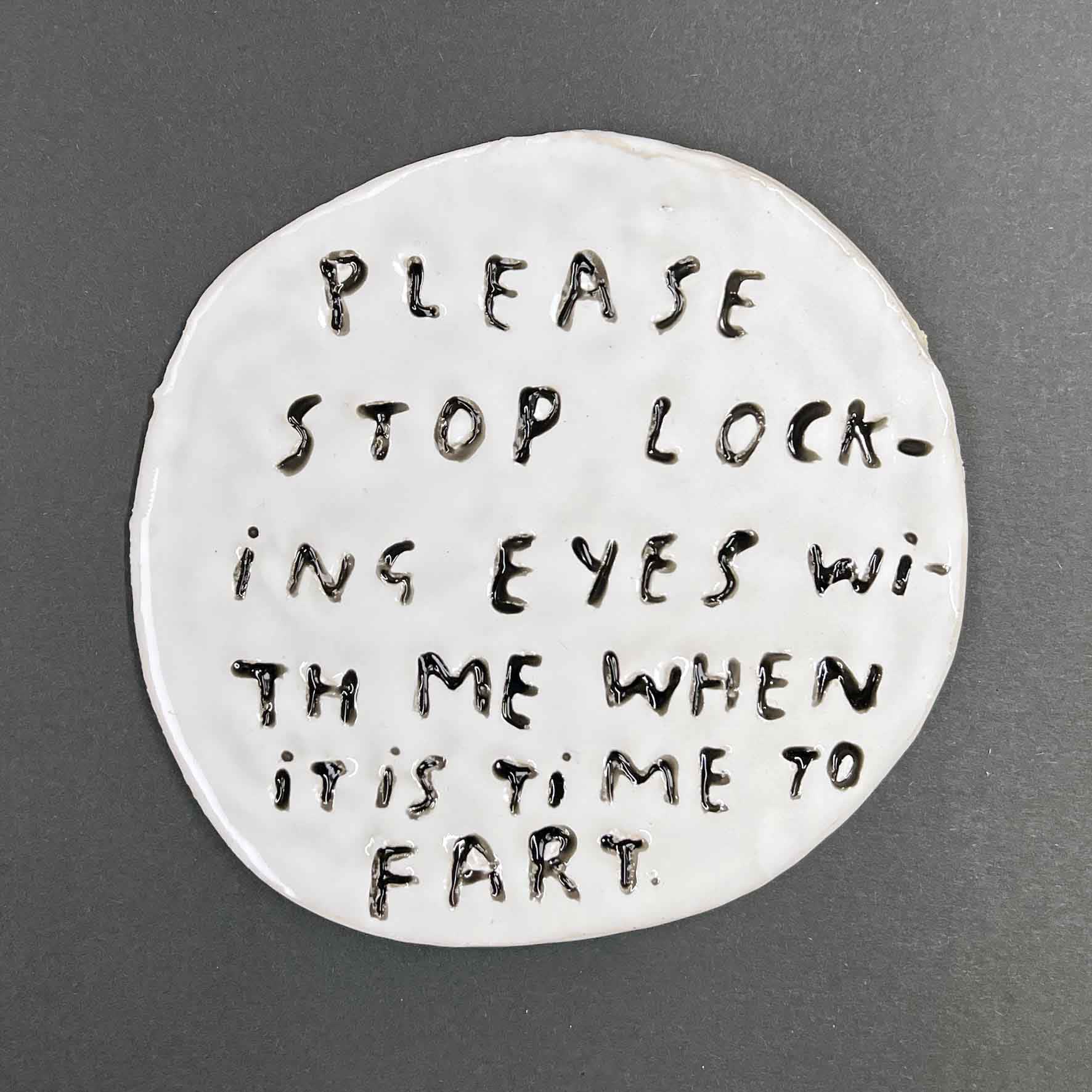 Dan Jamieson, Please stop locking eyes with me when it is time to fart