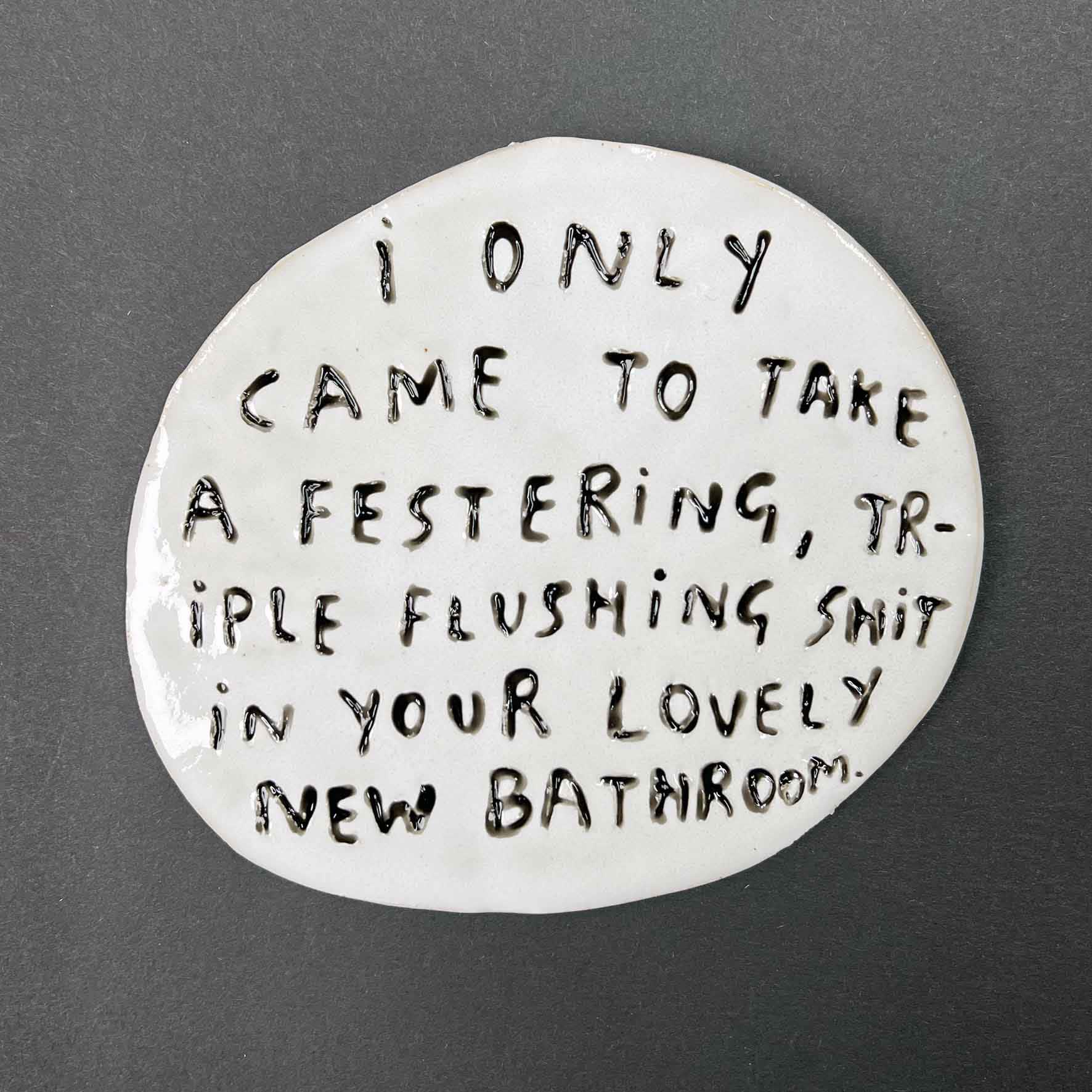 Dan Jamieson, I only came to take a festering, triple flushing shit in your lovely new bathroom