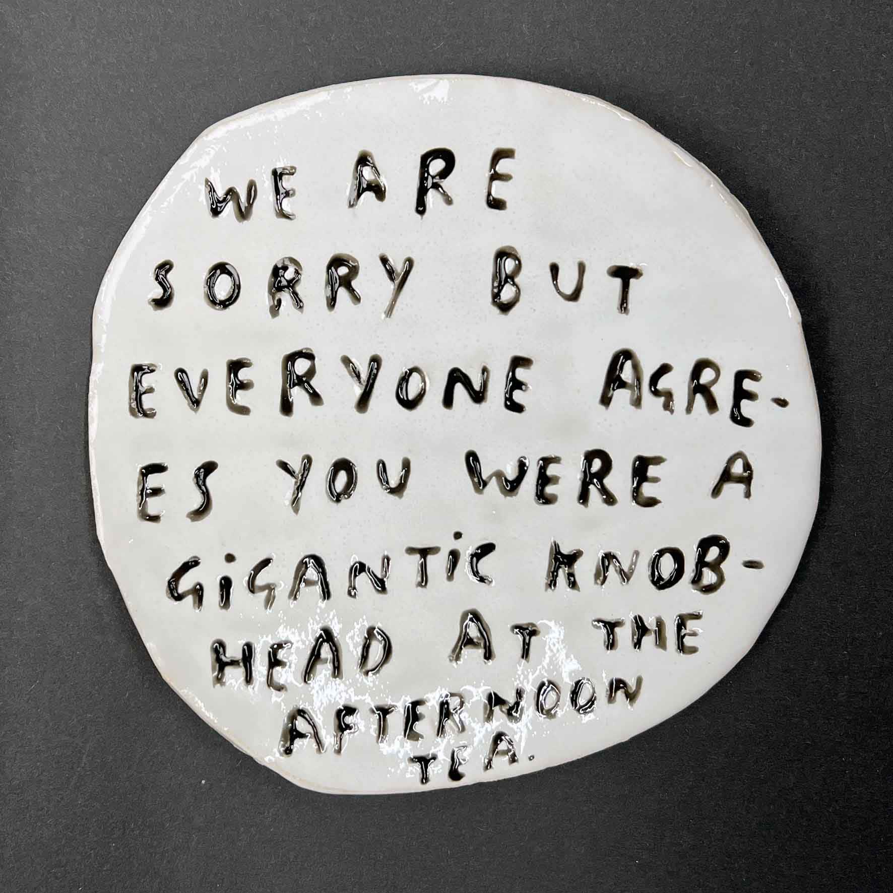 Dan Jamieson, We are sorry but everyone agrees you were a gigantic knobhead at the afternoon tea