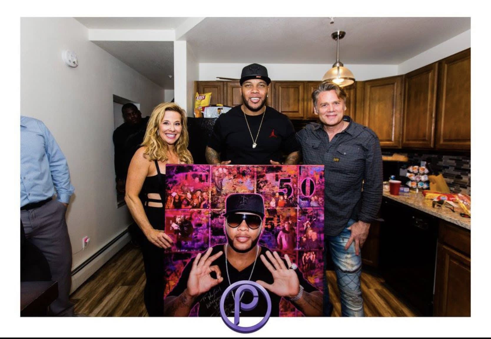 Kathrine Burns - Owner of Park City Live & Flo Rida - Hip Hop artist; Commissioned Portrait