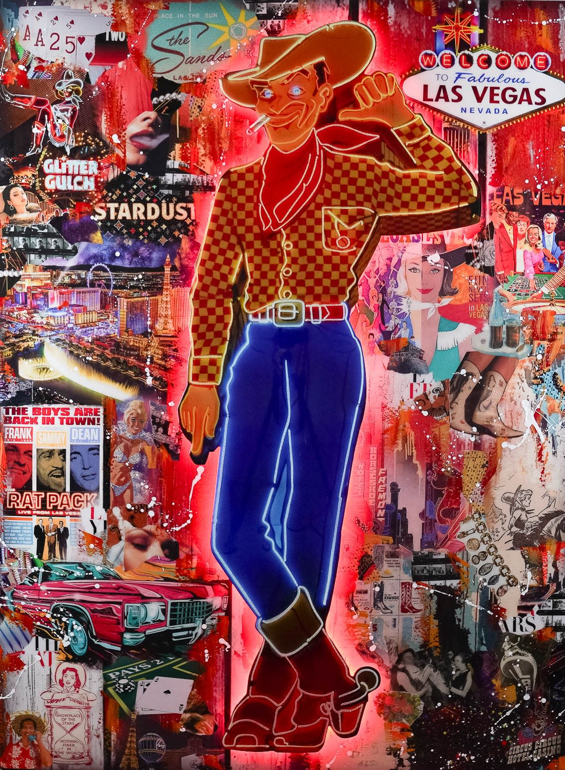 VEGAS VIC 7517 NEON 72X51