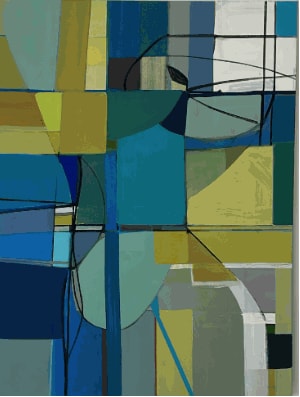 Pauline Little Sprig Oil on canvas 80cm x 60cm £900