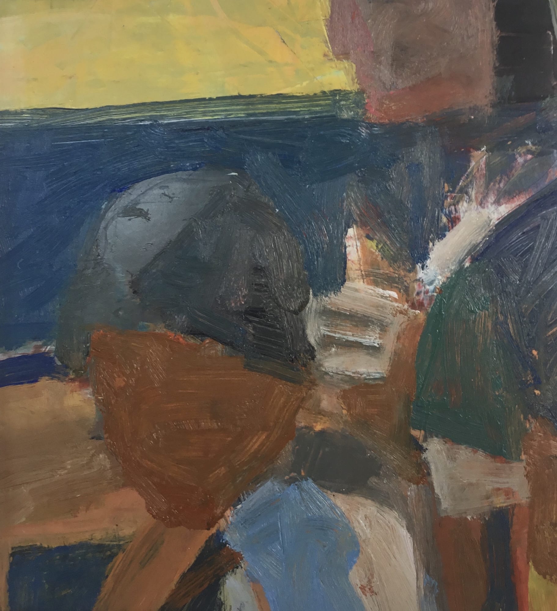 Shoreline, Original Oil Painting by artist Arthur Neal NEAC, Linden Hall Studio and Two Studios High Street Deal, Kent.