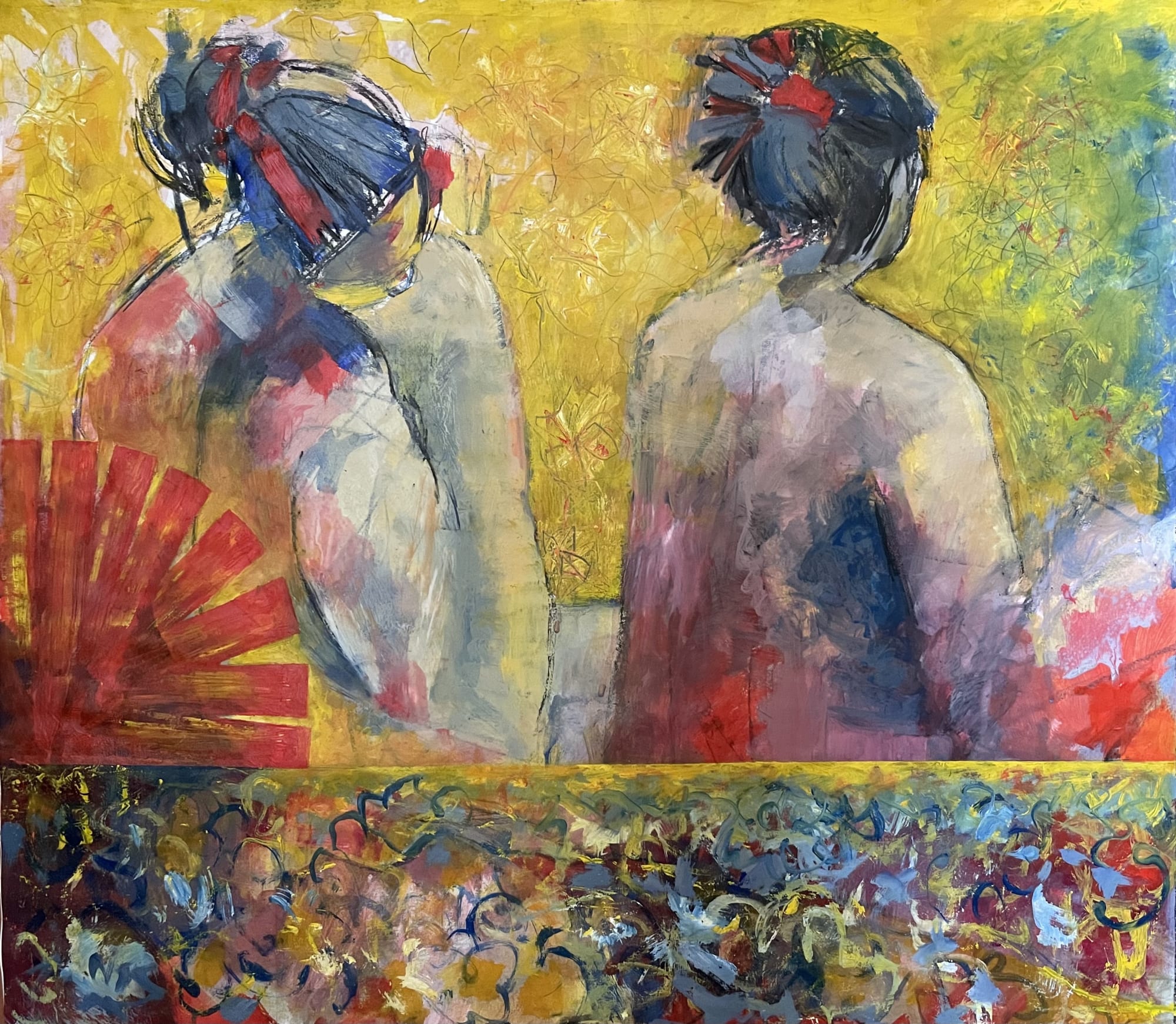 Carol Goodchild, Two Bathers