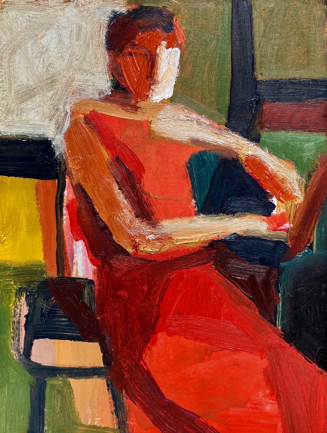 Arthur Neal, STUDY FOR THE UKRAINIAN PIANIST I, 2022