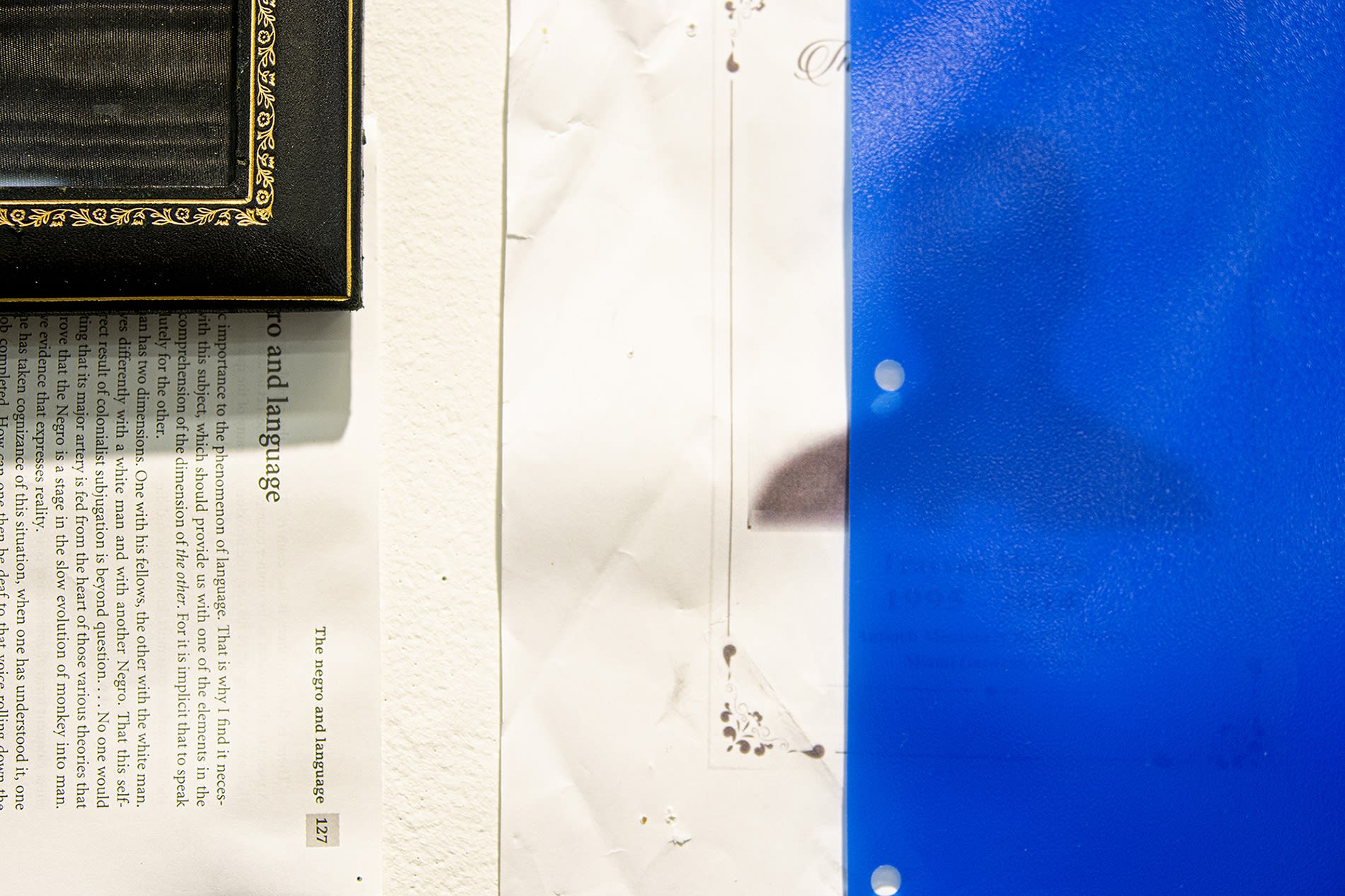 Unspoken and Unheard; the Daily Word (detail), 2021