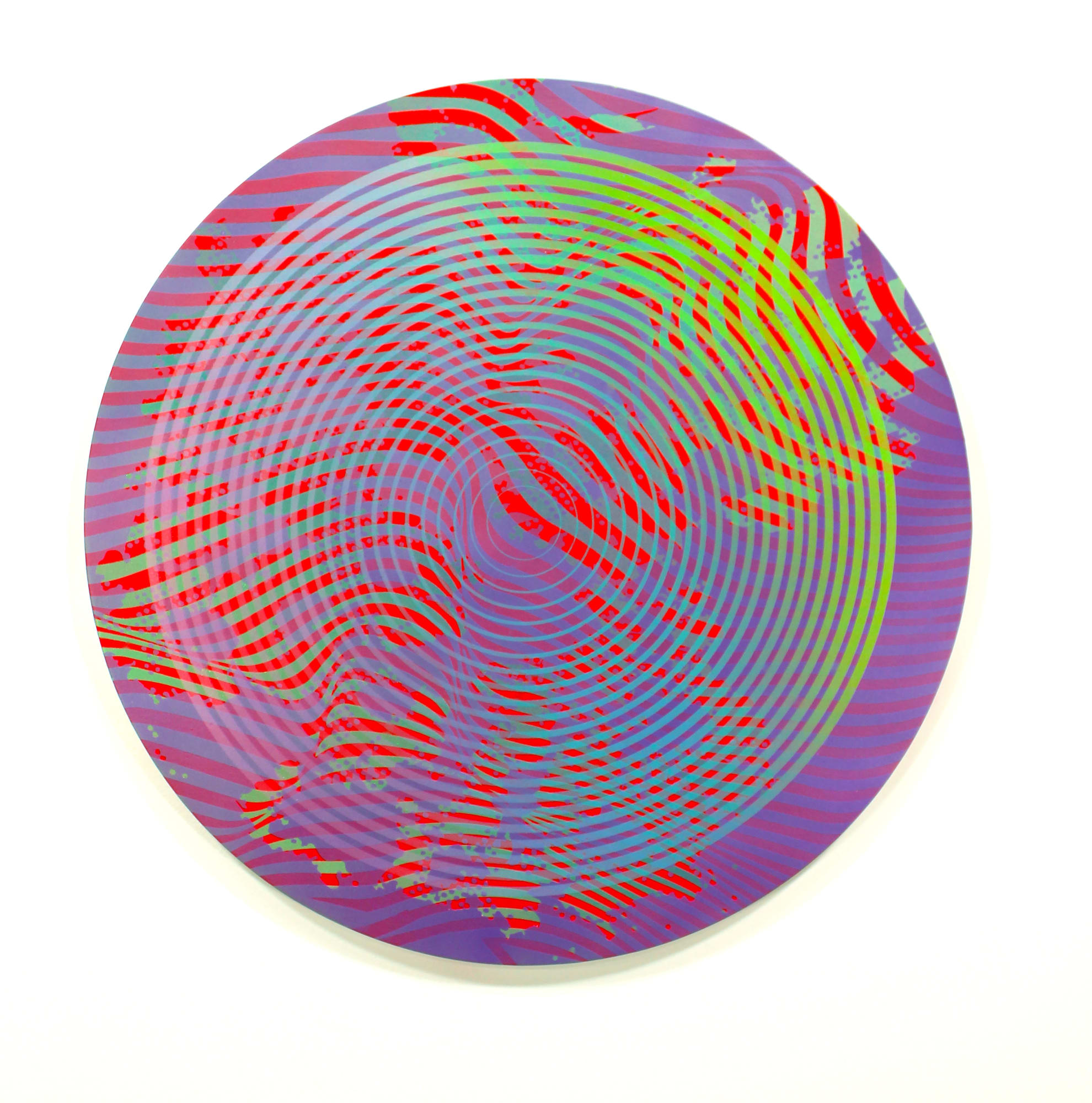 the space between flowers and water