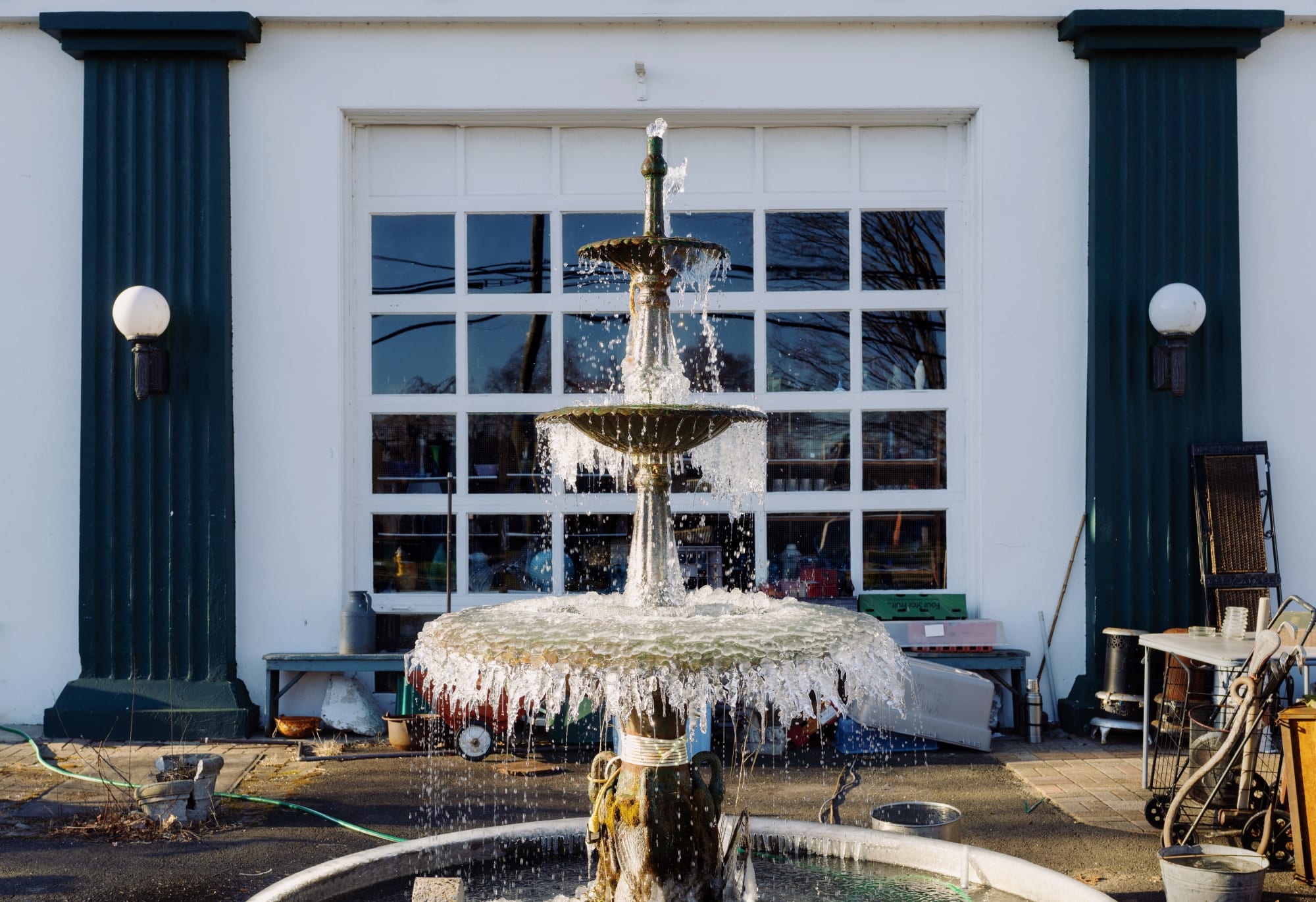 Frozen Fountain, digital photograph, archival pigment print, 15" x 22", 2024.