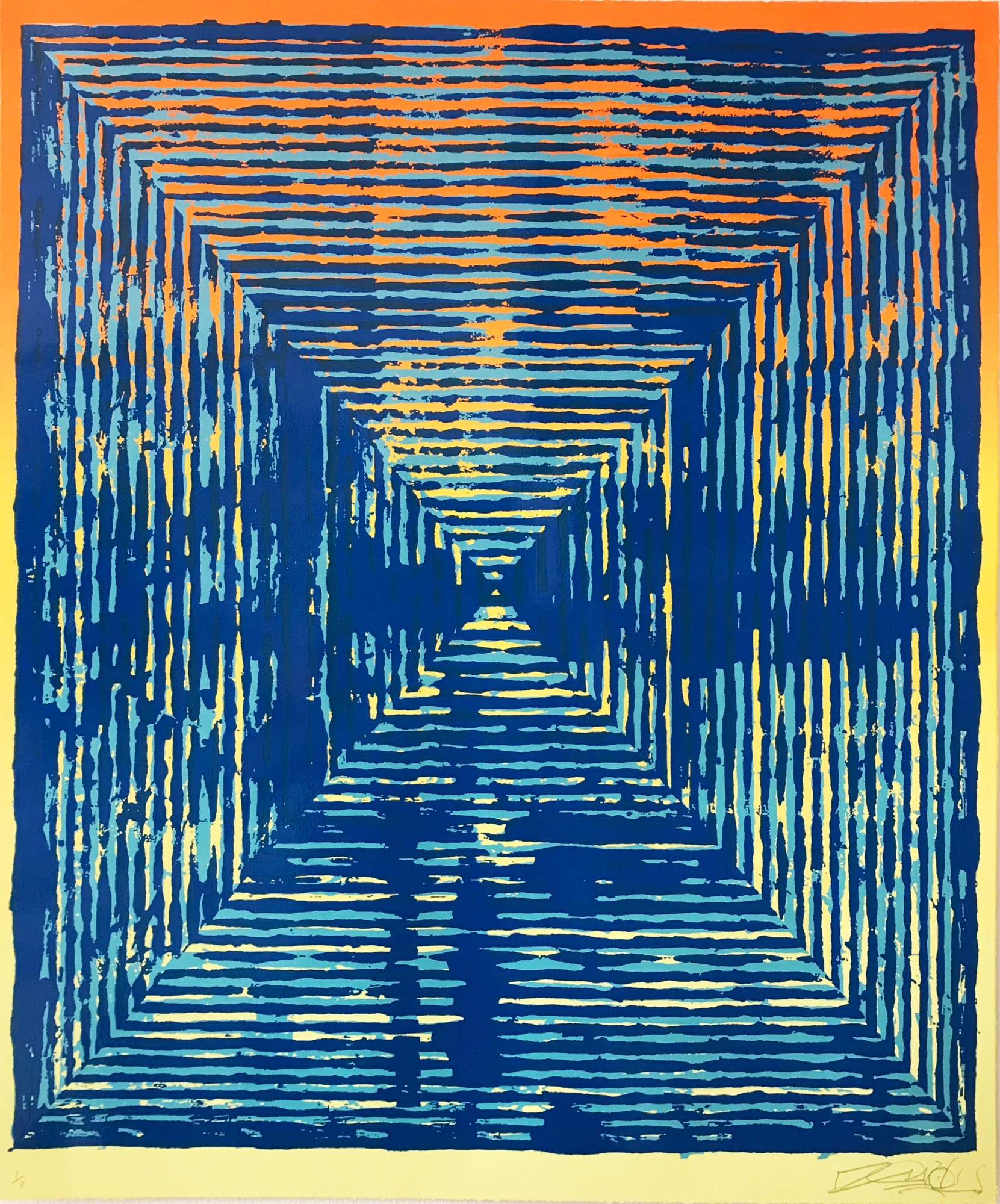 Jason REVOK, Monoprint , 2020