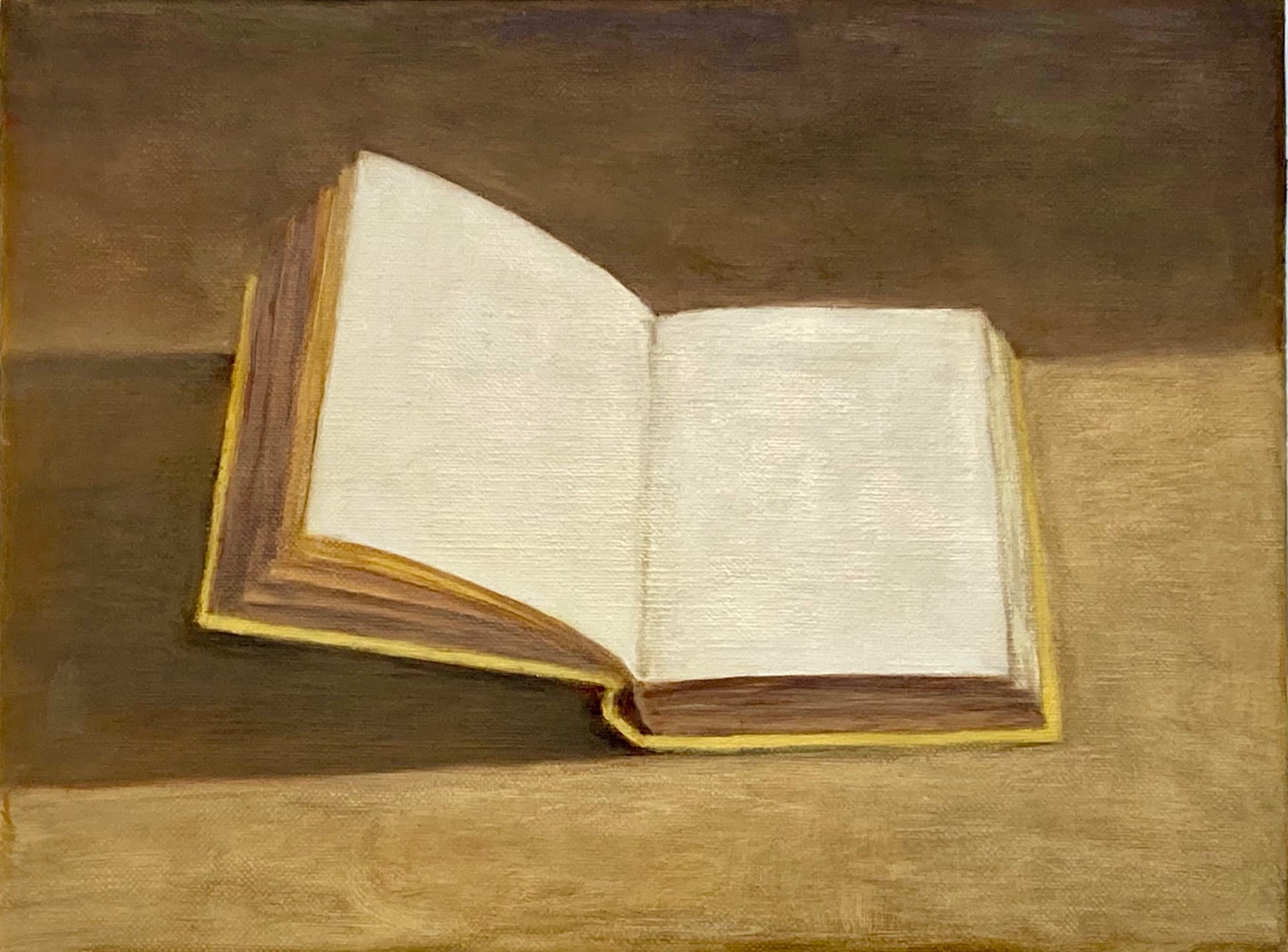 The little yellow book, no 3 18 x 24 cm oil on linen