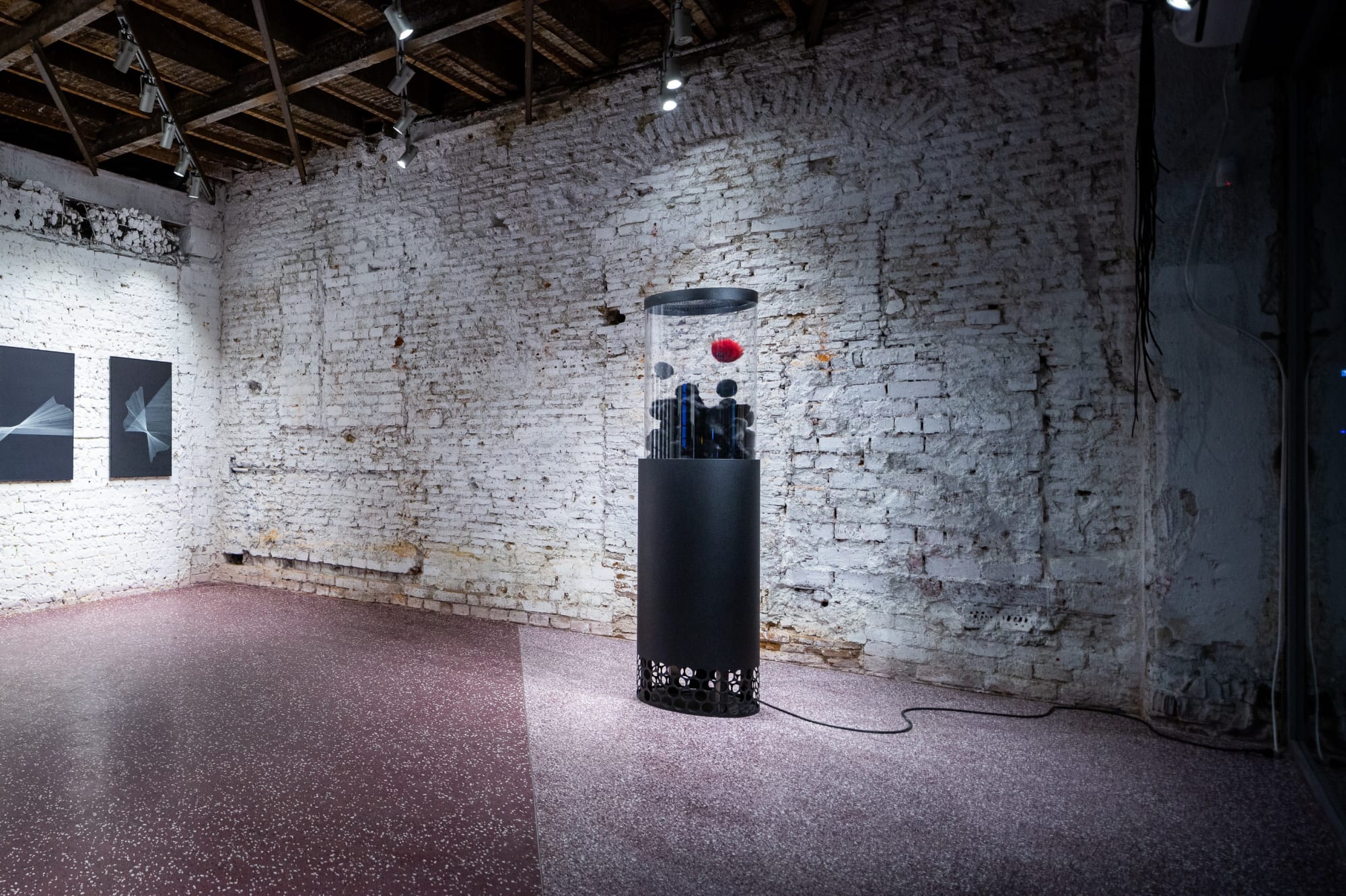 Out of the Black. Experiment X solo exhibition by Alina Aldea at Kube Musette Bucharest installation view 2019