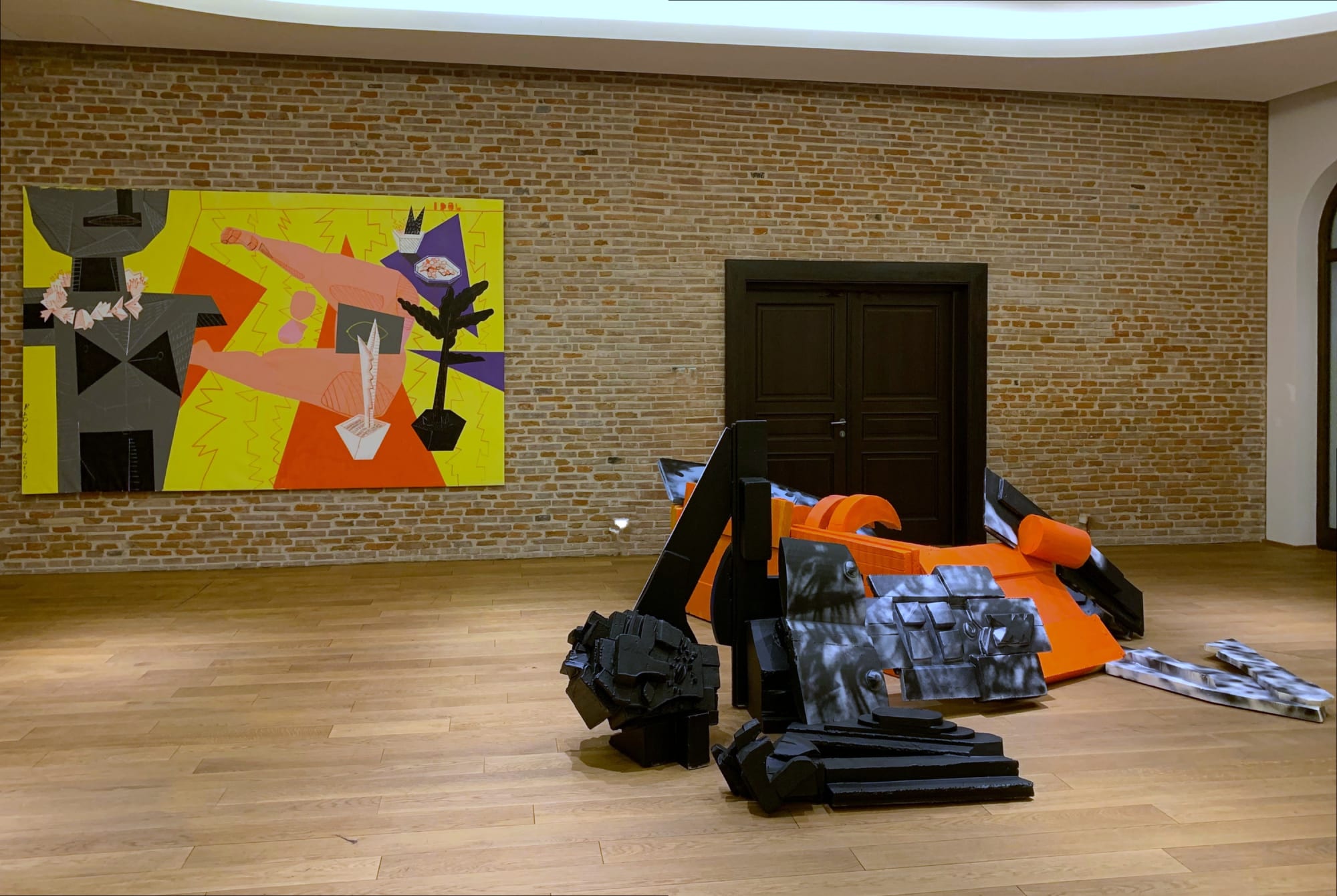 The Oldest Day solo exhibition by Alexandru Radvan at Arcub Bucharest Cultural Center 2019 installation view