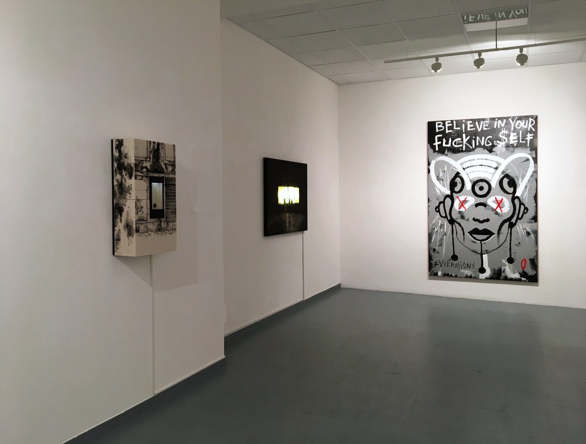 White Blood and Red Snow group exhibition at Anaid Art Gallery Berlin 2017 installation view