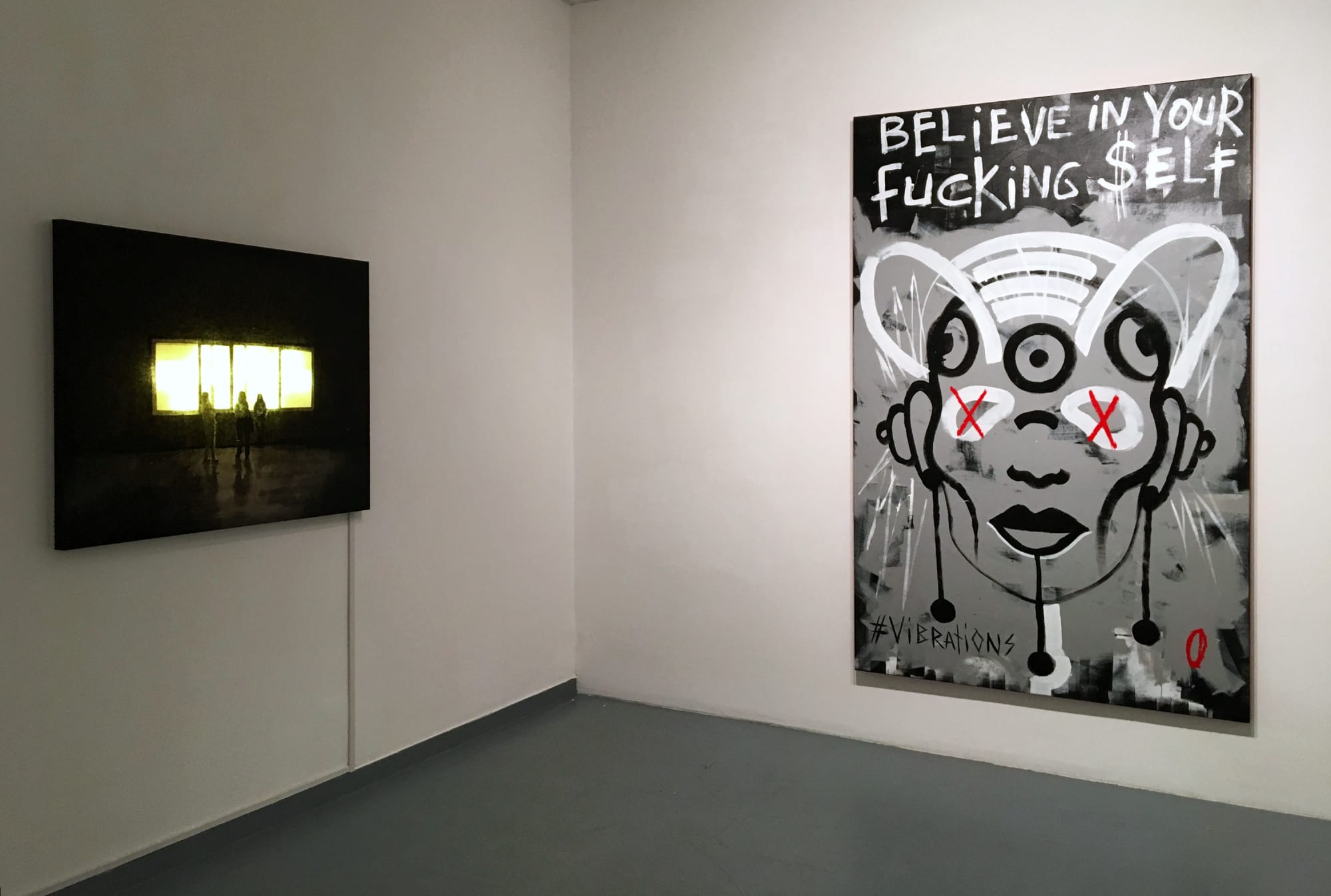 White Blood and Red Snow group exhibition at Anaid Art Gallery Berlin 2017 installation view