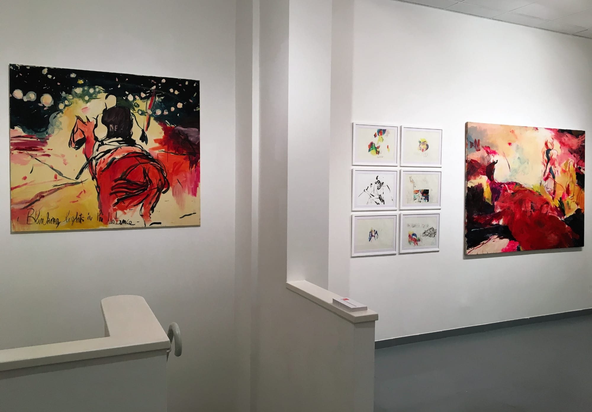 White Blood and Red Snow group exhibition at Anaid Art Gallery Berlin 2017 installation view