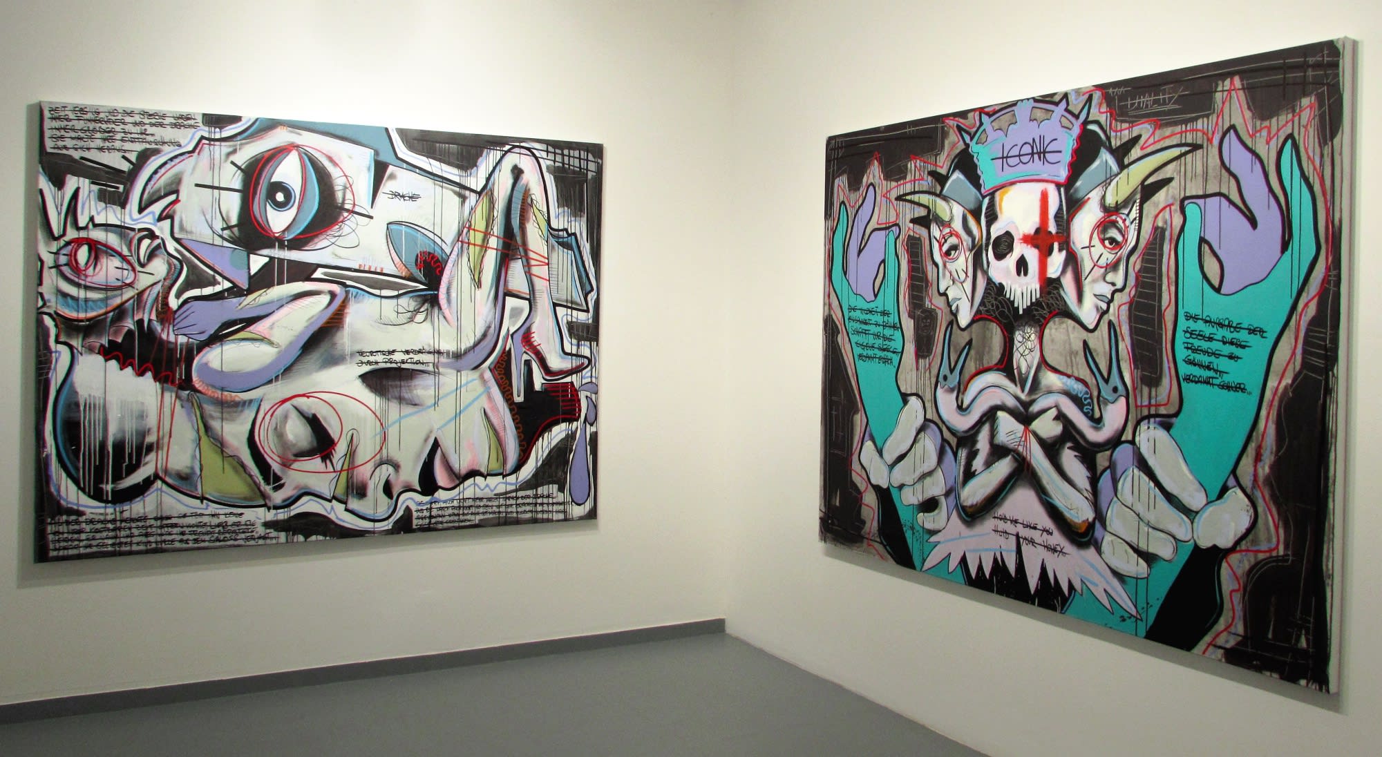 Mirrors solo exhibition by Daniel Harms at Anaid Art Gallery Berlin 2016