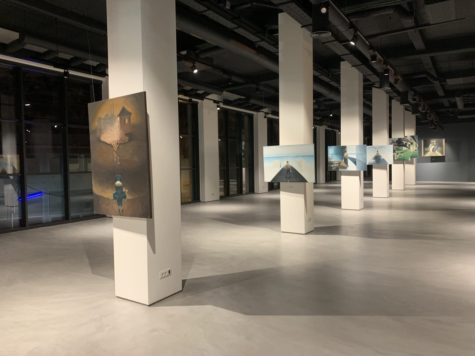 Onirix solo exhibition by Mihai Florea installation view Avanpost Space Bucharest 2019