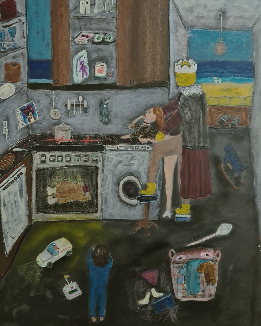 Kubilay Mert Ural Untitled (Lego man in the house) 2020